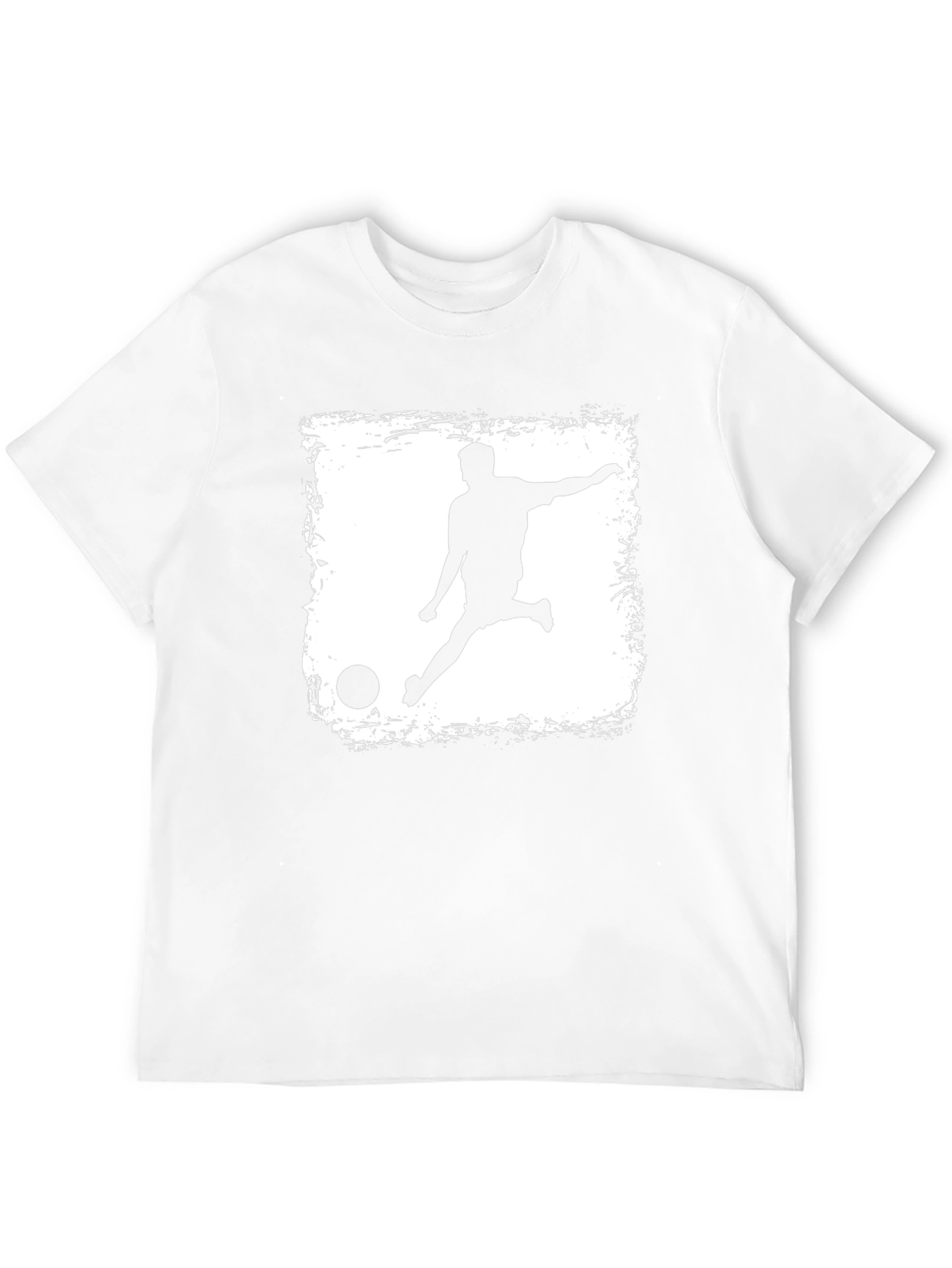 Soccer Kick Graphic Tee - Black Cotton T-Shirt