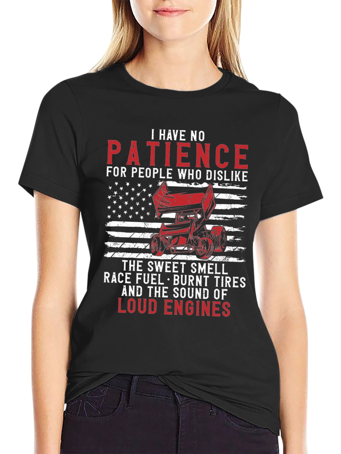 I Have No Patience Racing T-Shirt