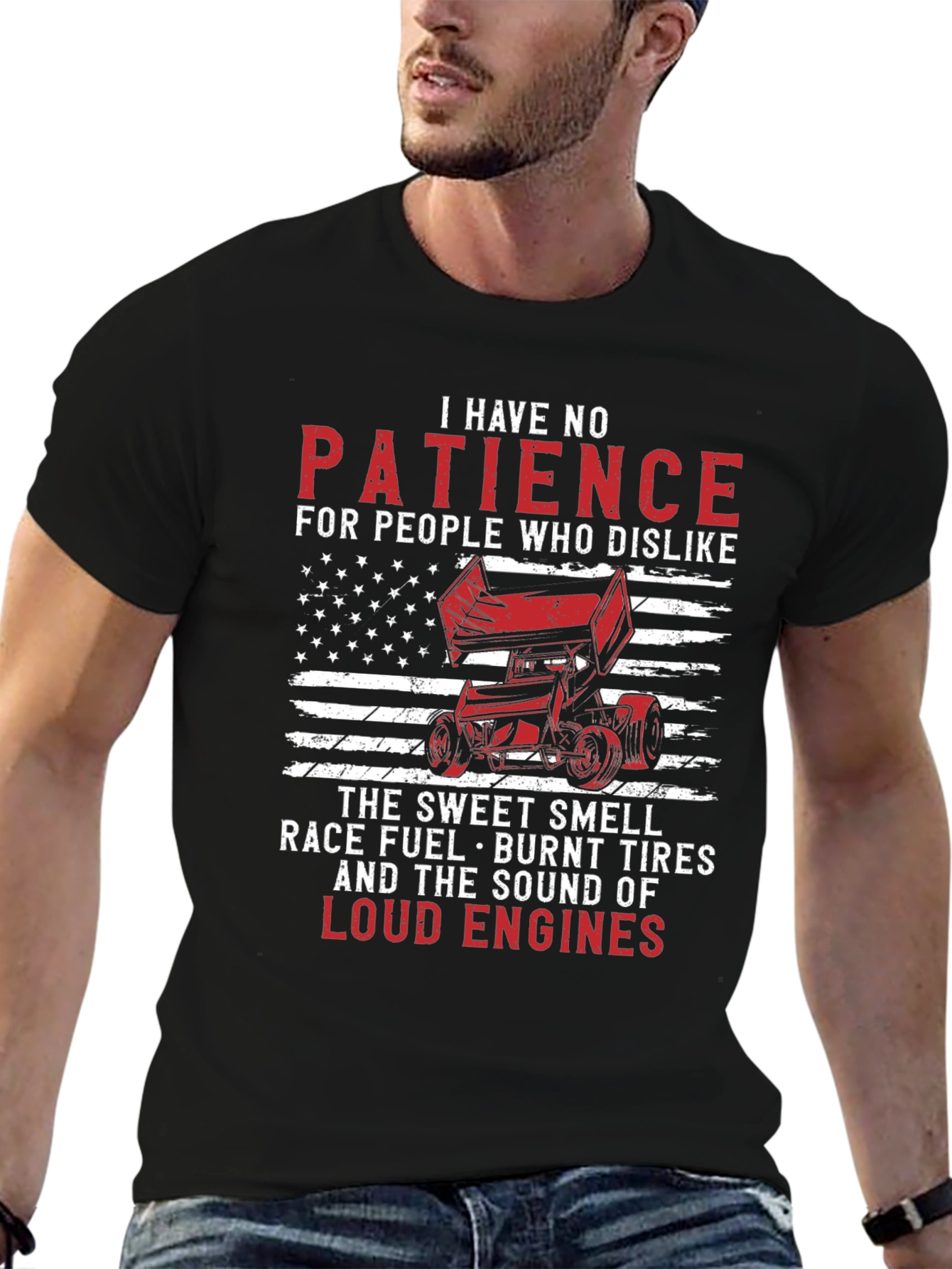 I Have No Patience Racing T-Shirt