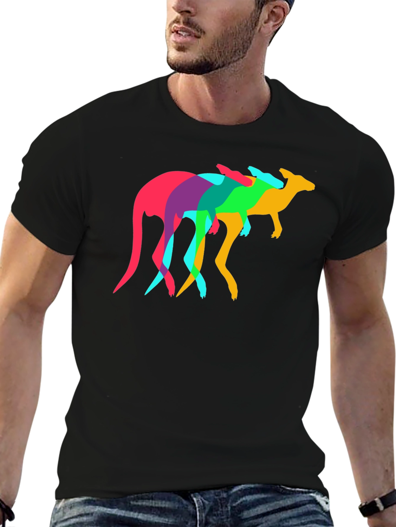 Colorful Kangaroo T-Shirt