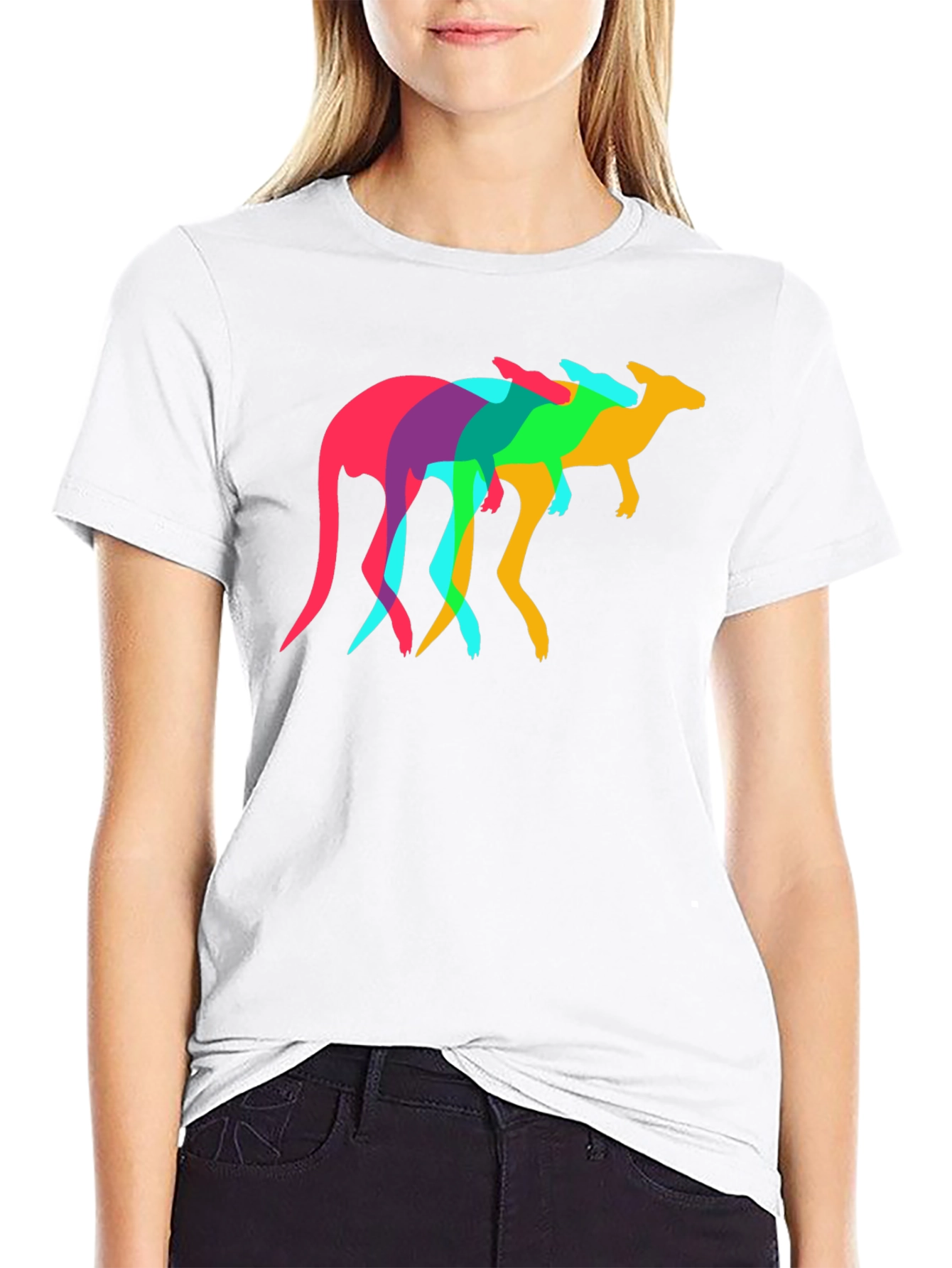 Colorful Kangaroo T-Shirt