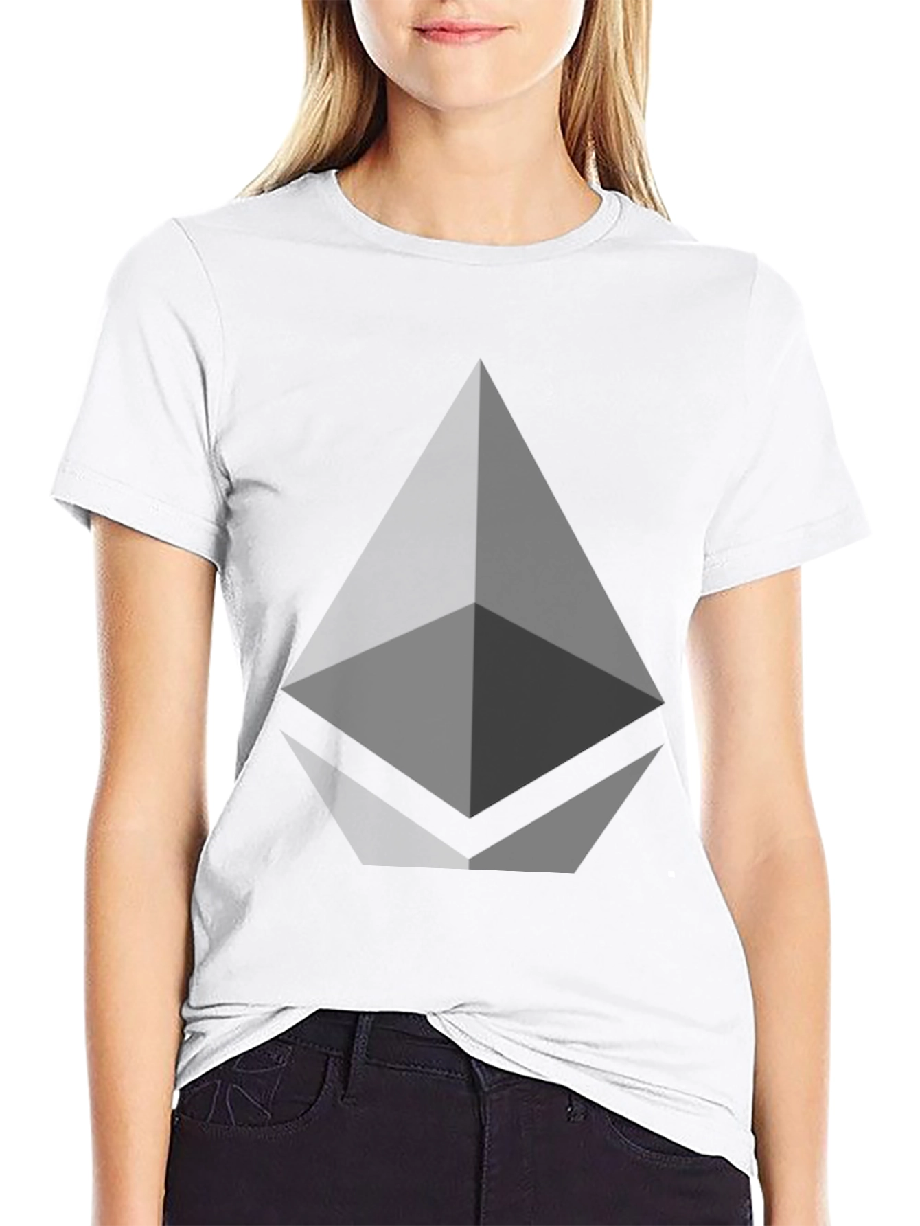 Ethereum Black Graphic Tee - Crypto Fashion