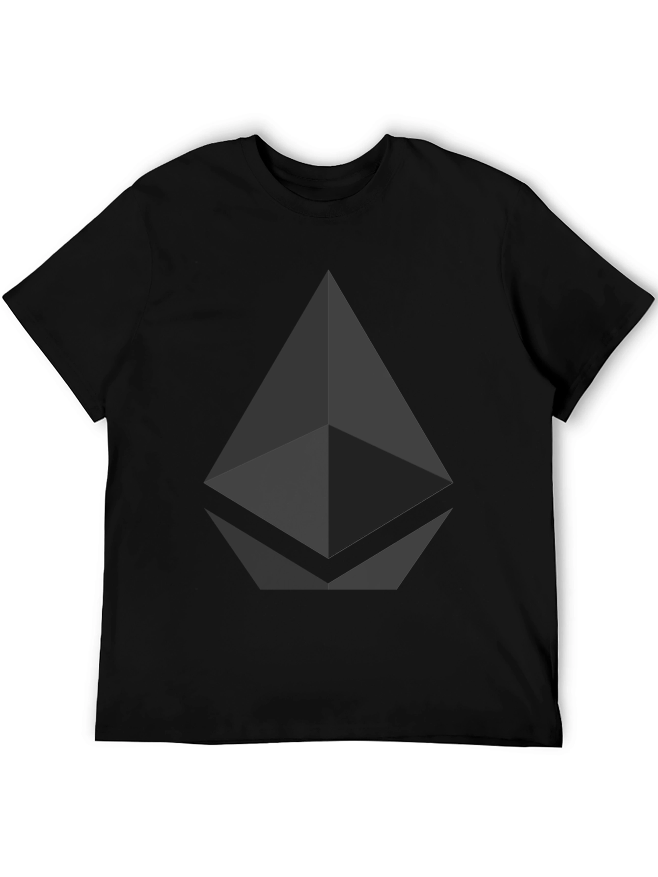 Ethereum Black Graphic Tee - Crypto Fashion