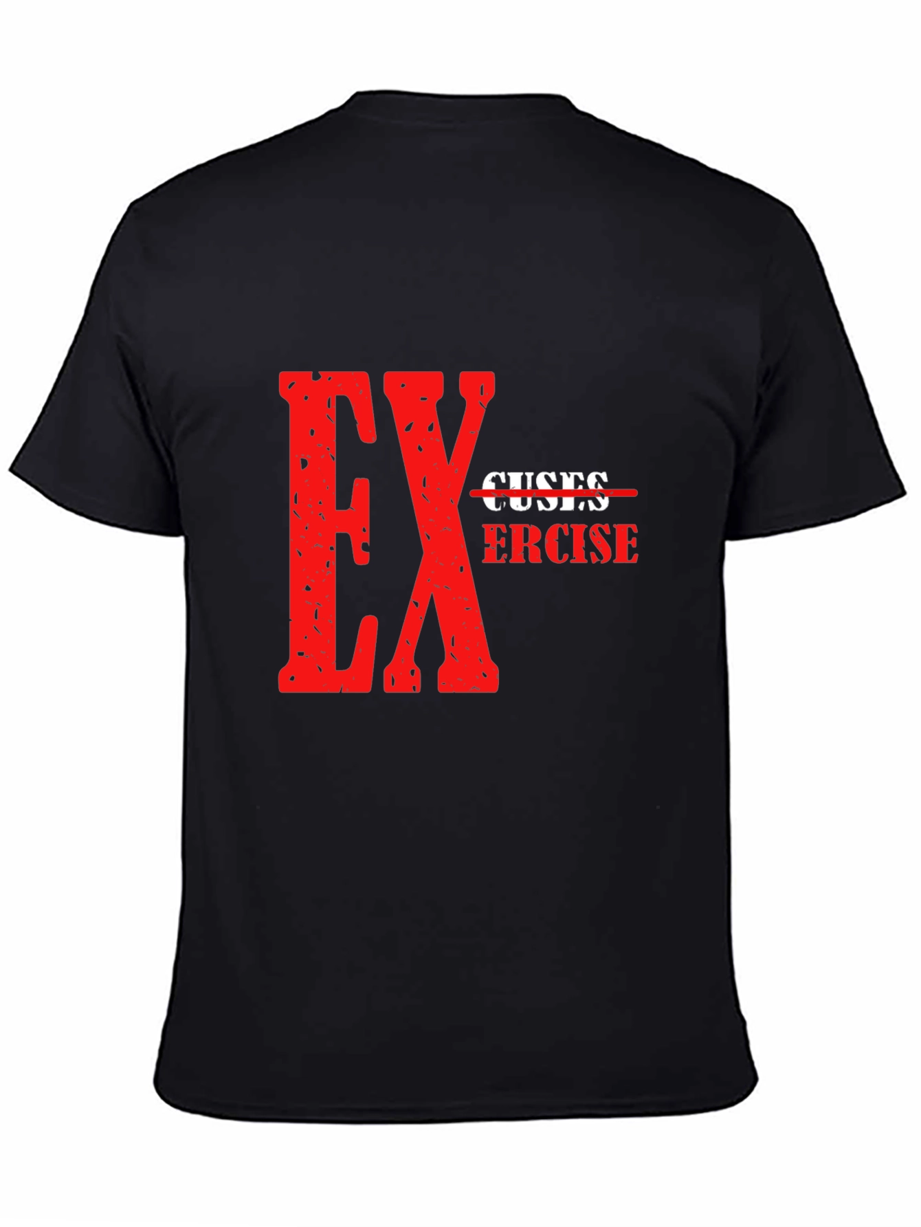 No Excuses Exercise Graphic Tee