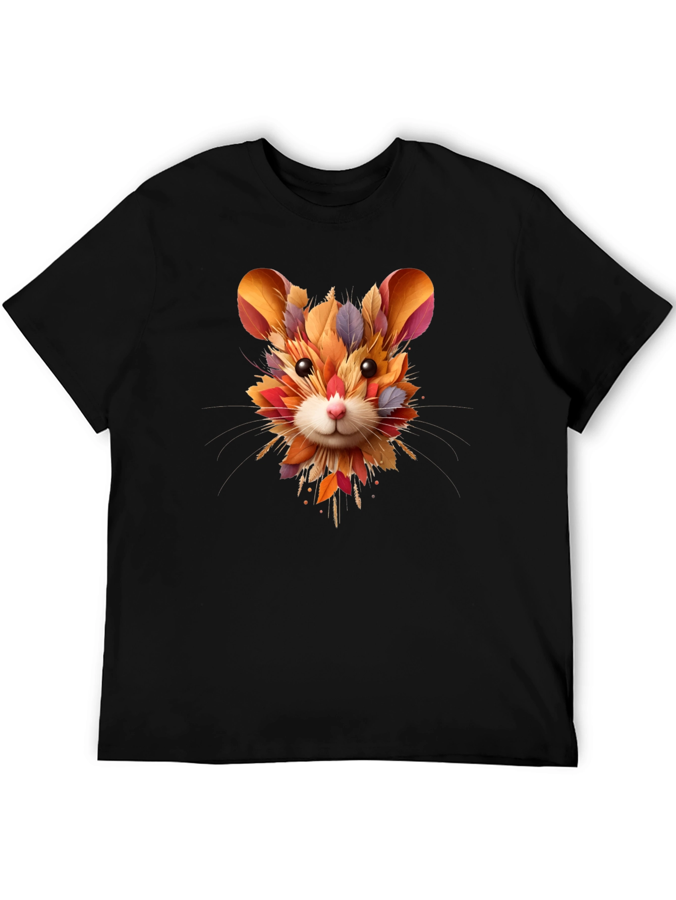 Autumn Hamster Tee - Unique Fall Design
