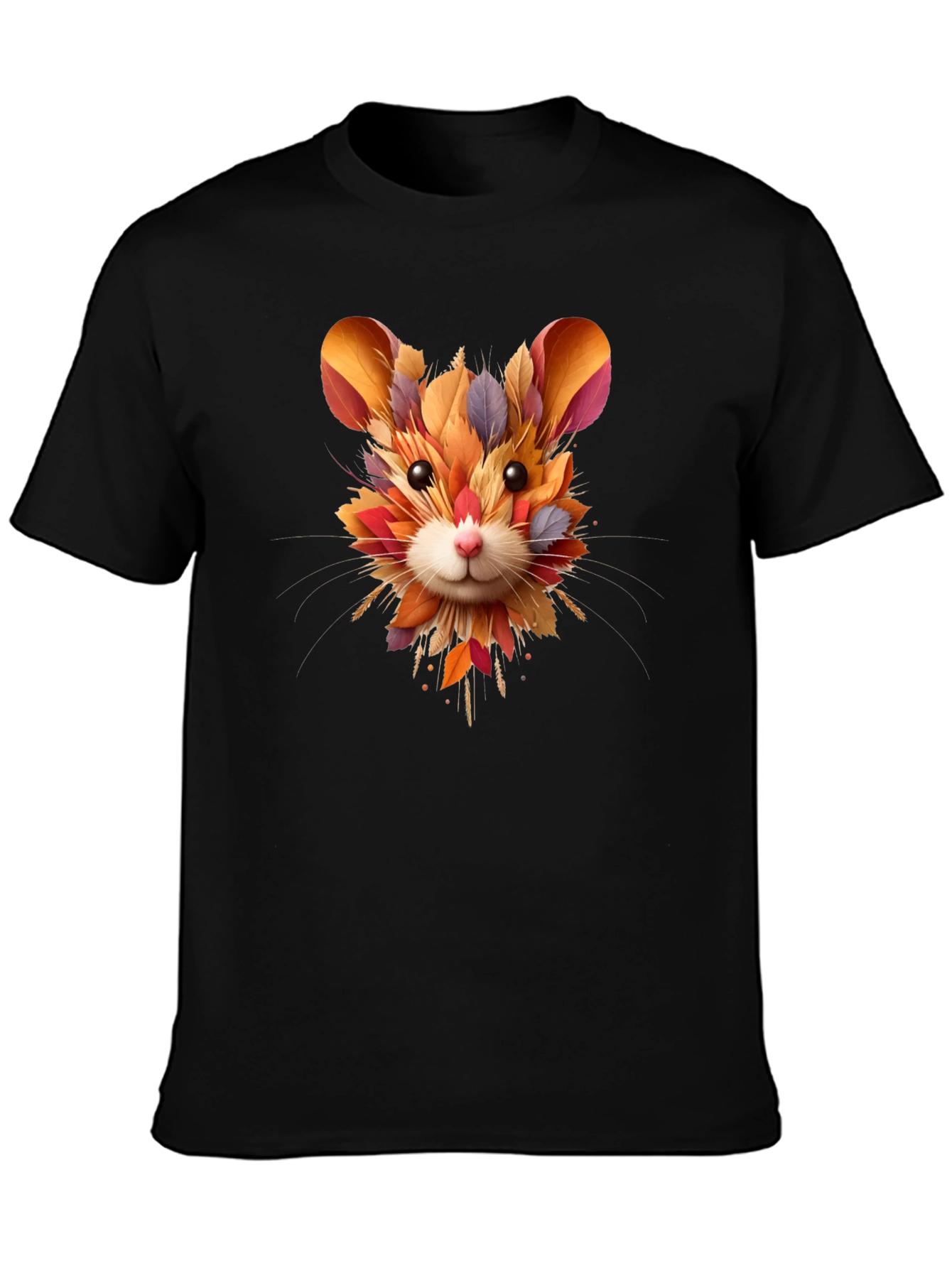Autumn Hamster Tee - Unique Fall Design