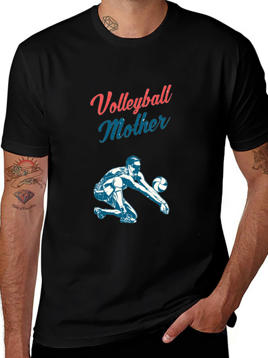 Volleyball Mother Graphic Tee