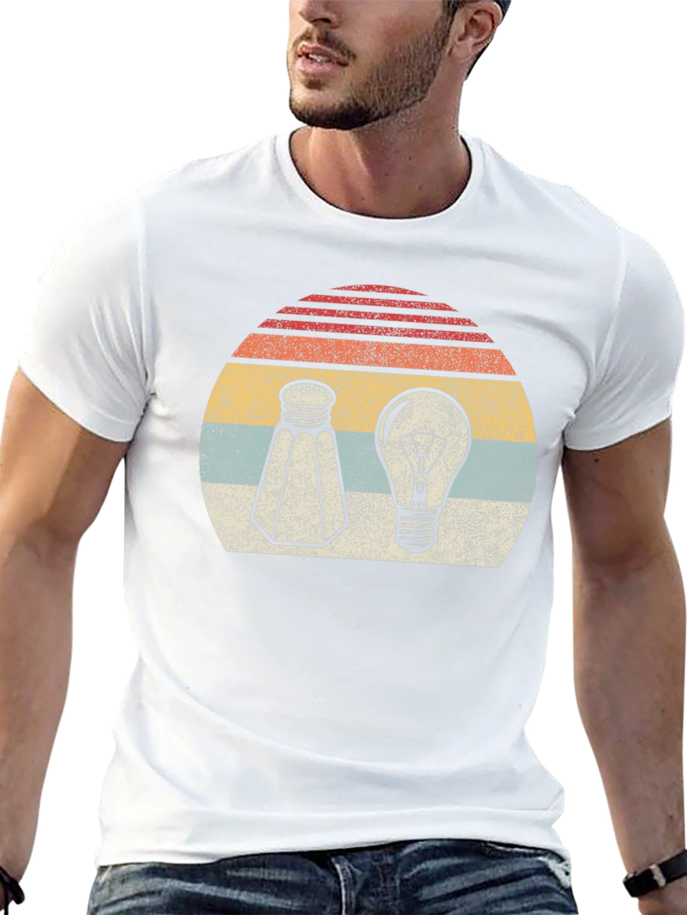 Salt and Light Graphic Tee - Retro Design