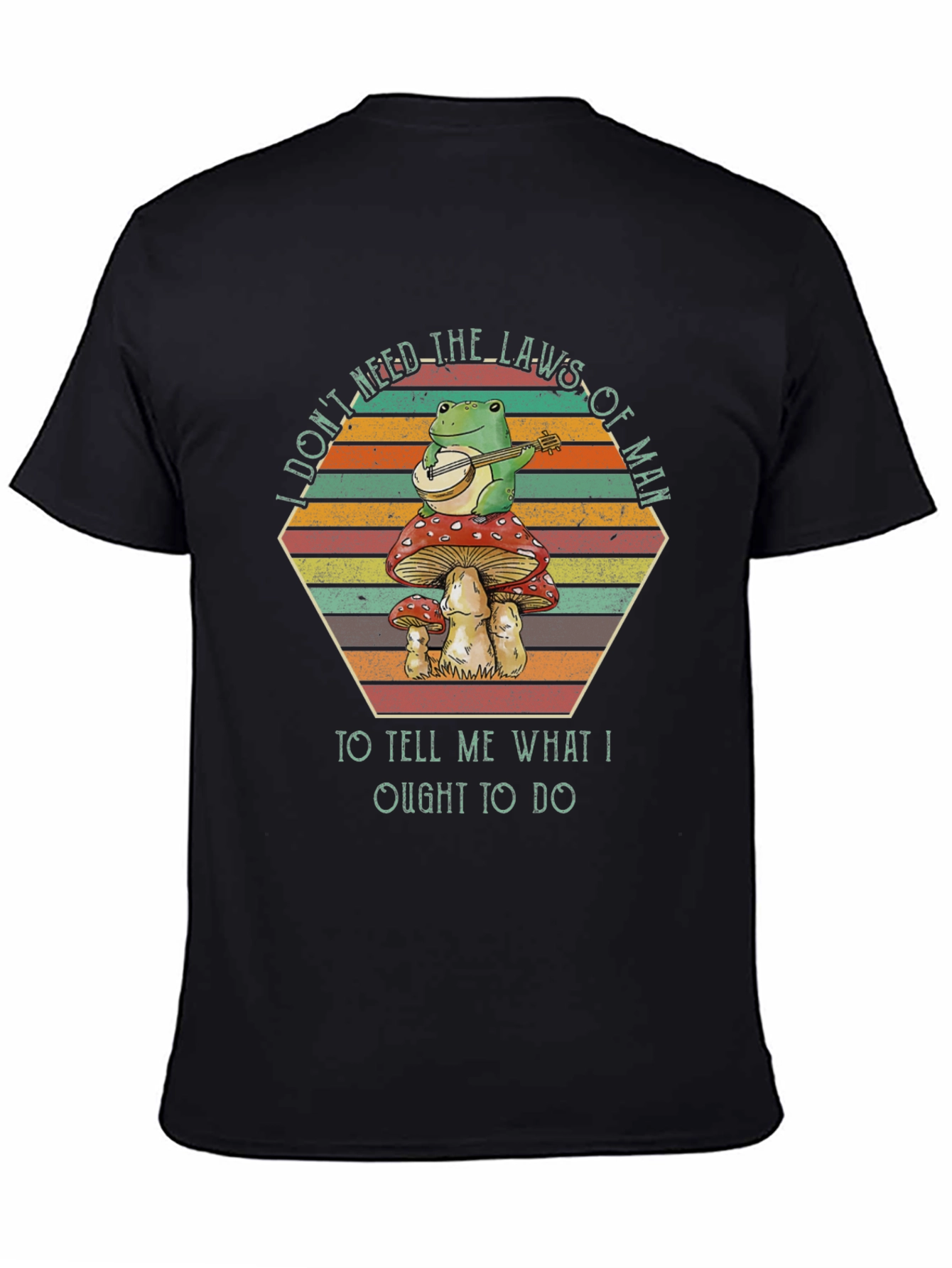 Frog Banjo Mushroom T-Shirt