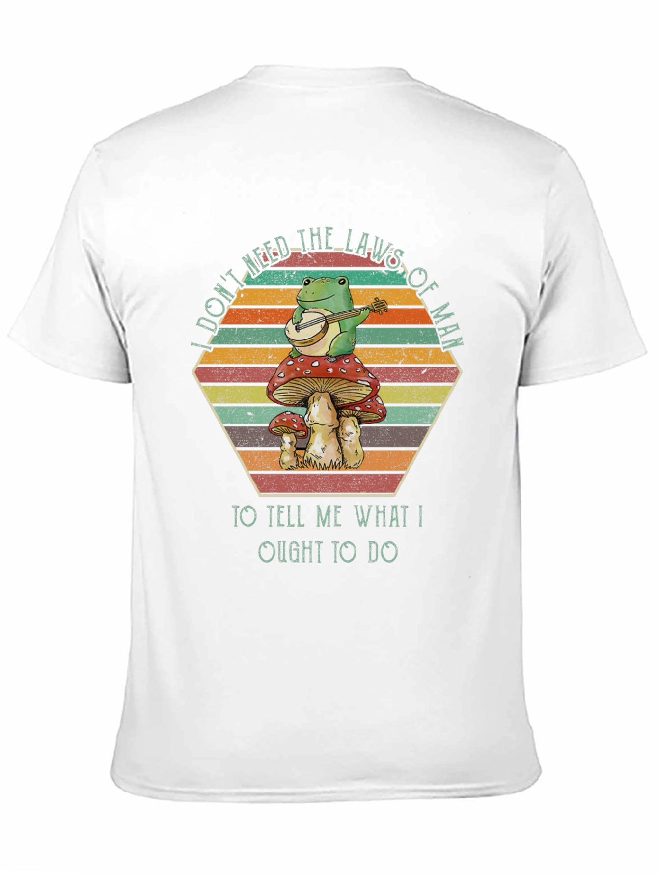 Frog Banjo Mushroom T-Shirt