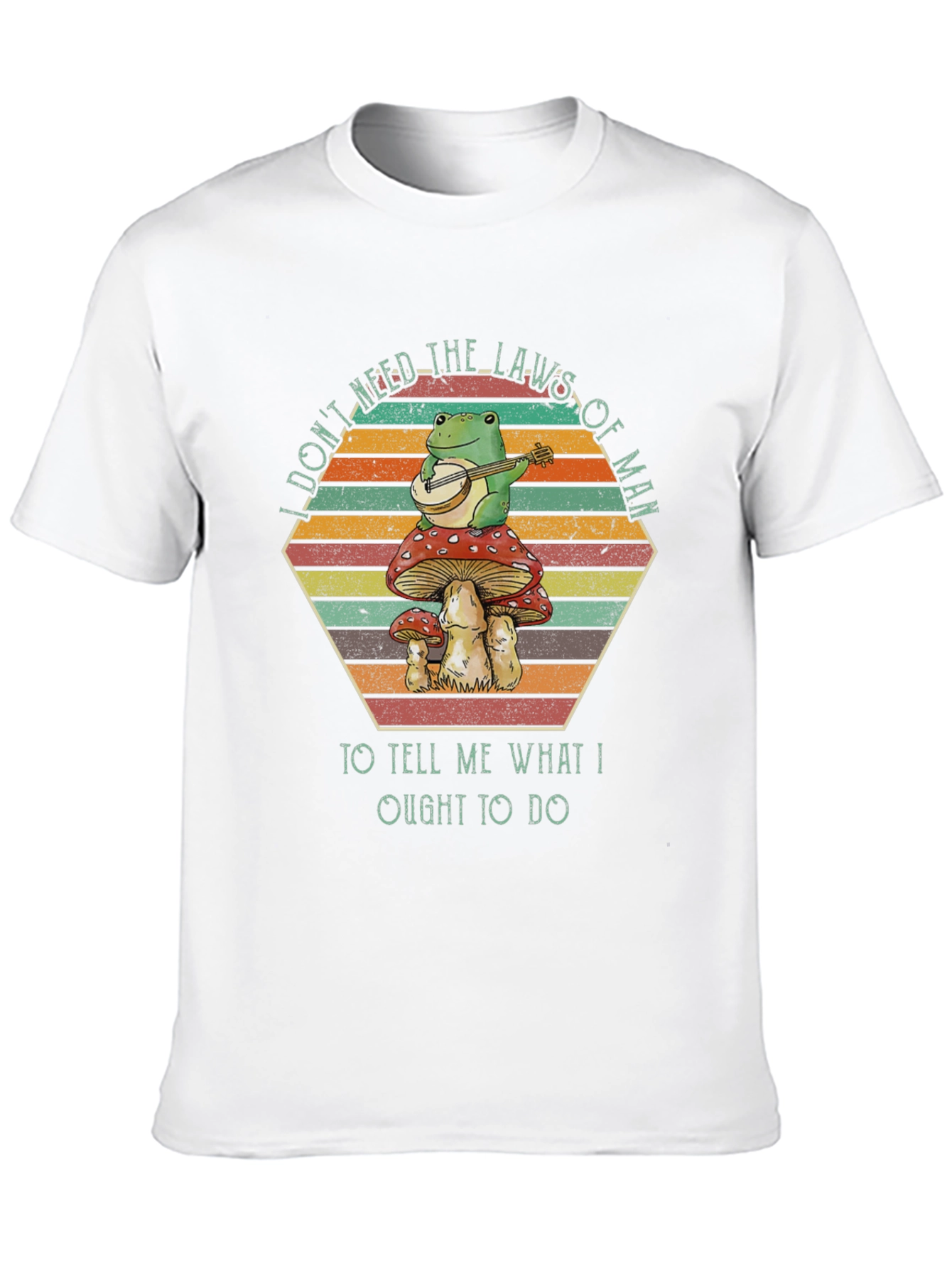 Frog Banjo Mushroom T-Shirt