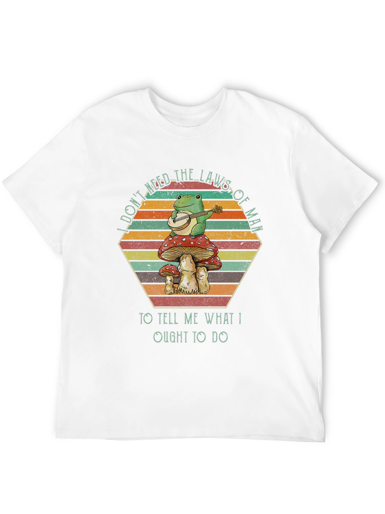 Frog Banjo Mushroom T-Shirt