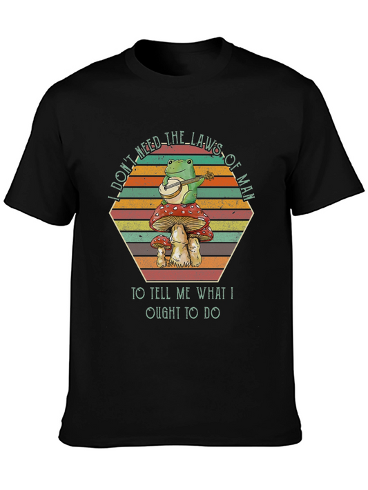 Frog Banjo Mushroom T-Shirt