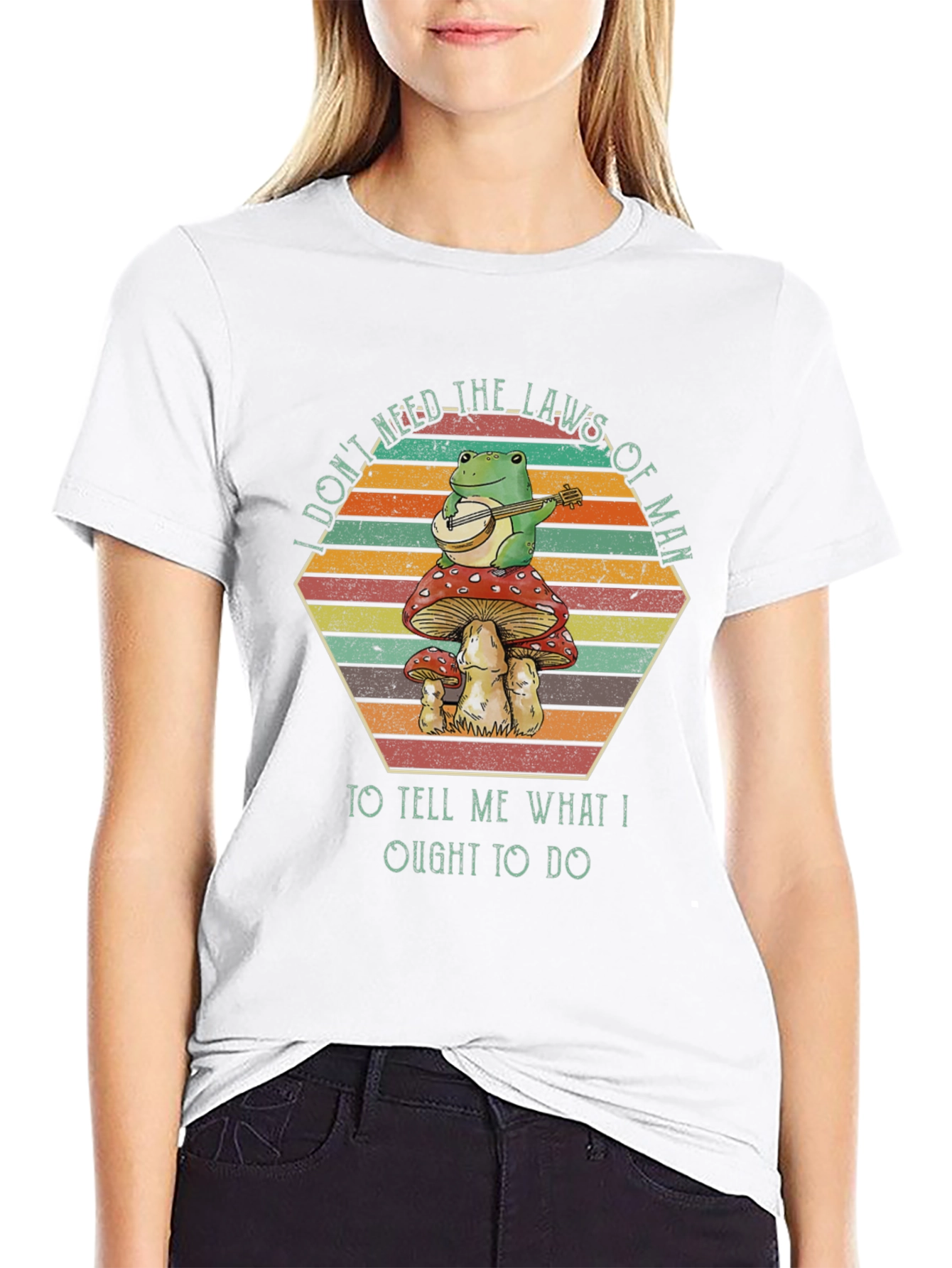 Frog Banjo Mushroom T-Shirt