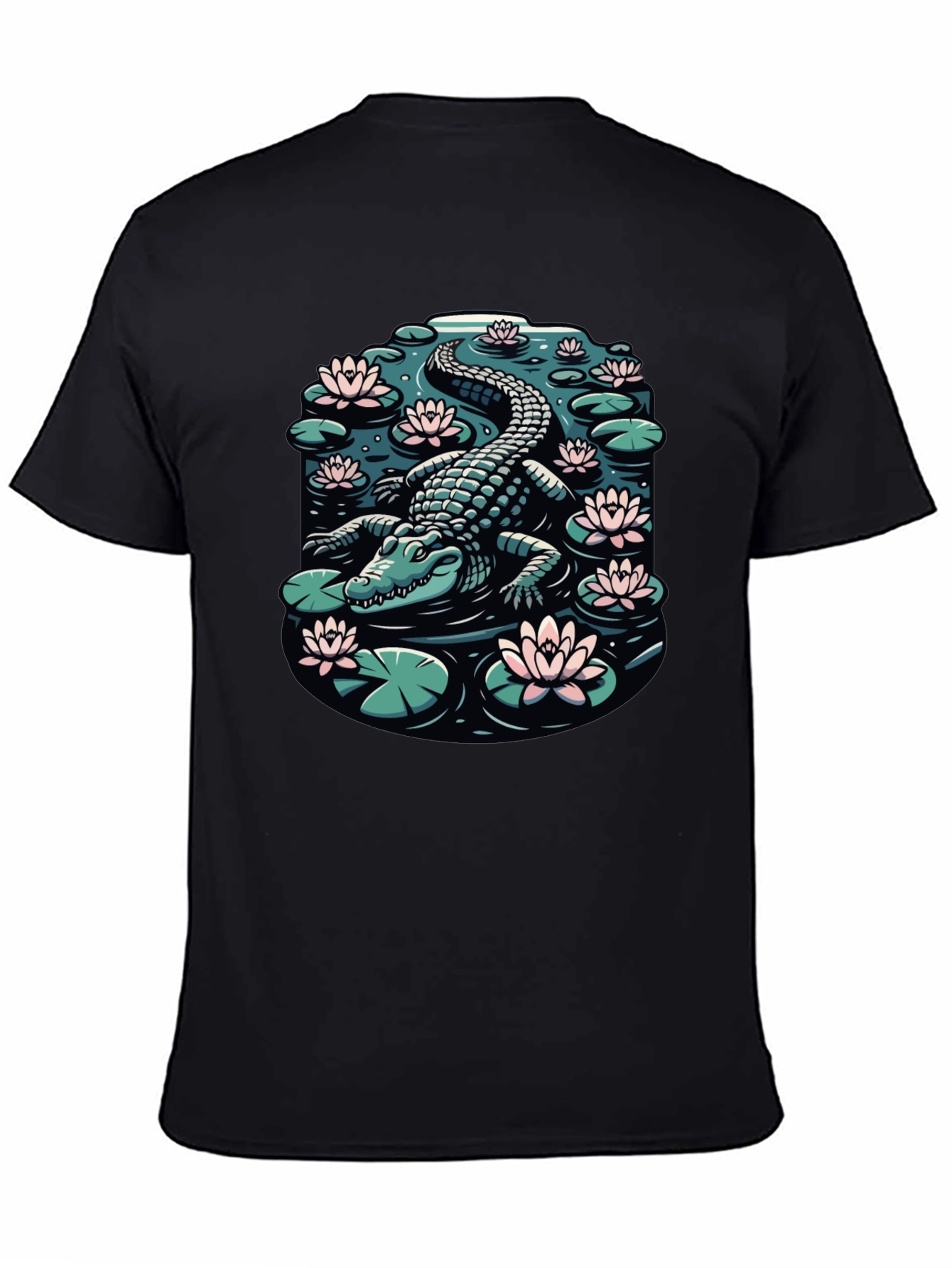 Alligator Pond Graphic Tee - Black