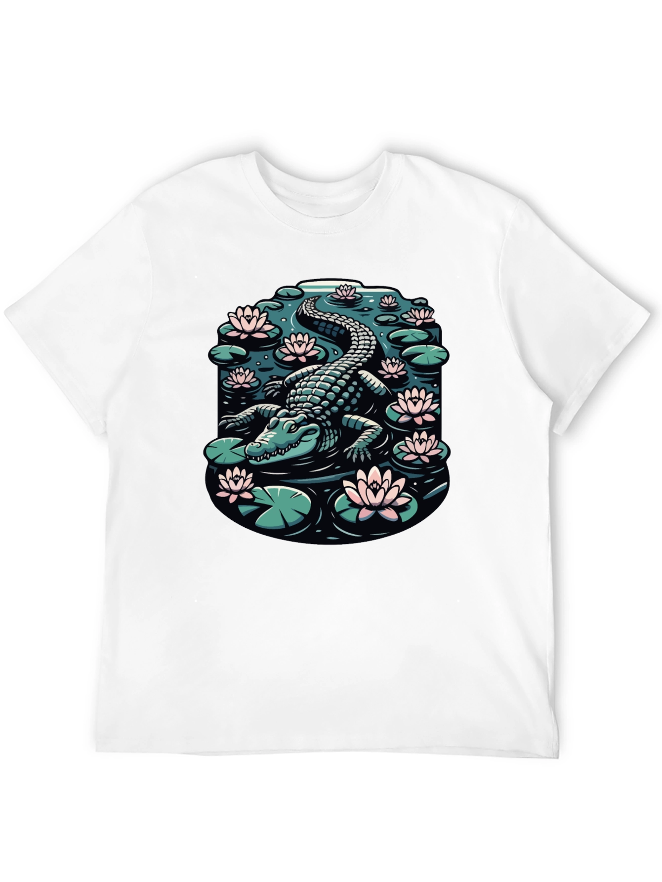 Alligator Pond Graphic Tee - Black