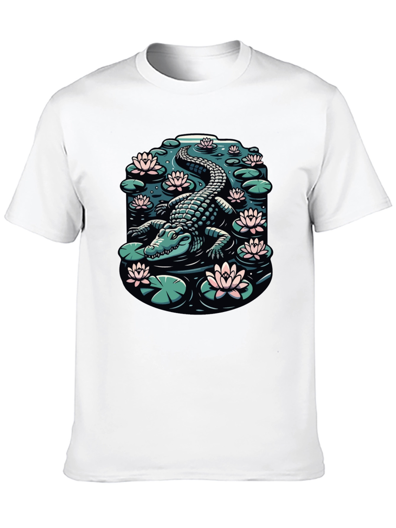 Alligator Pond Graphic Tee - Black