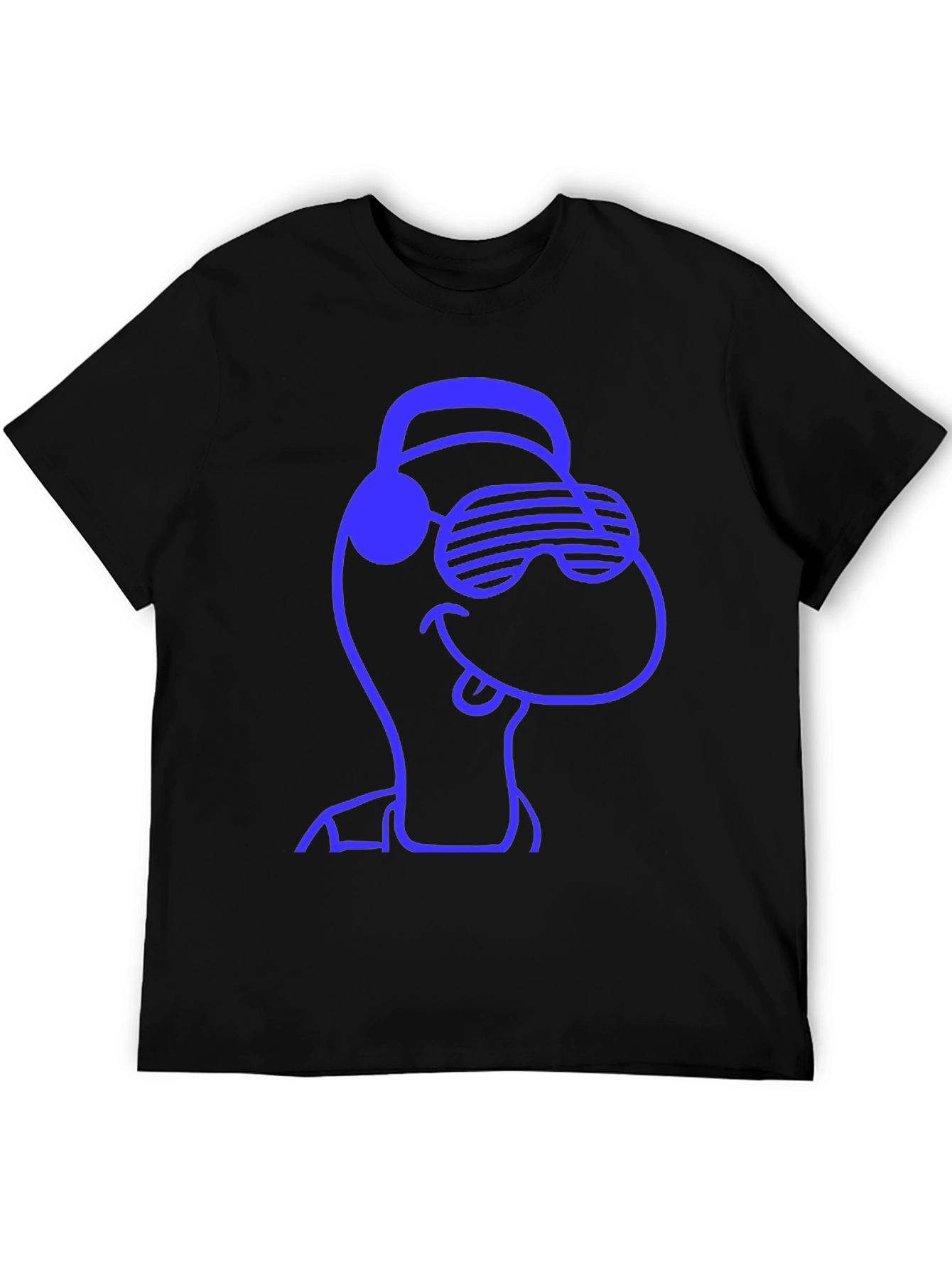 Cool Dino Graphic Tee - Black Cotton T-Shirt