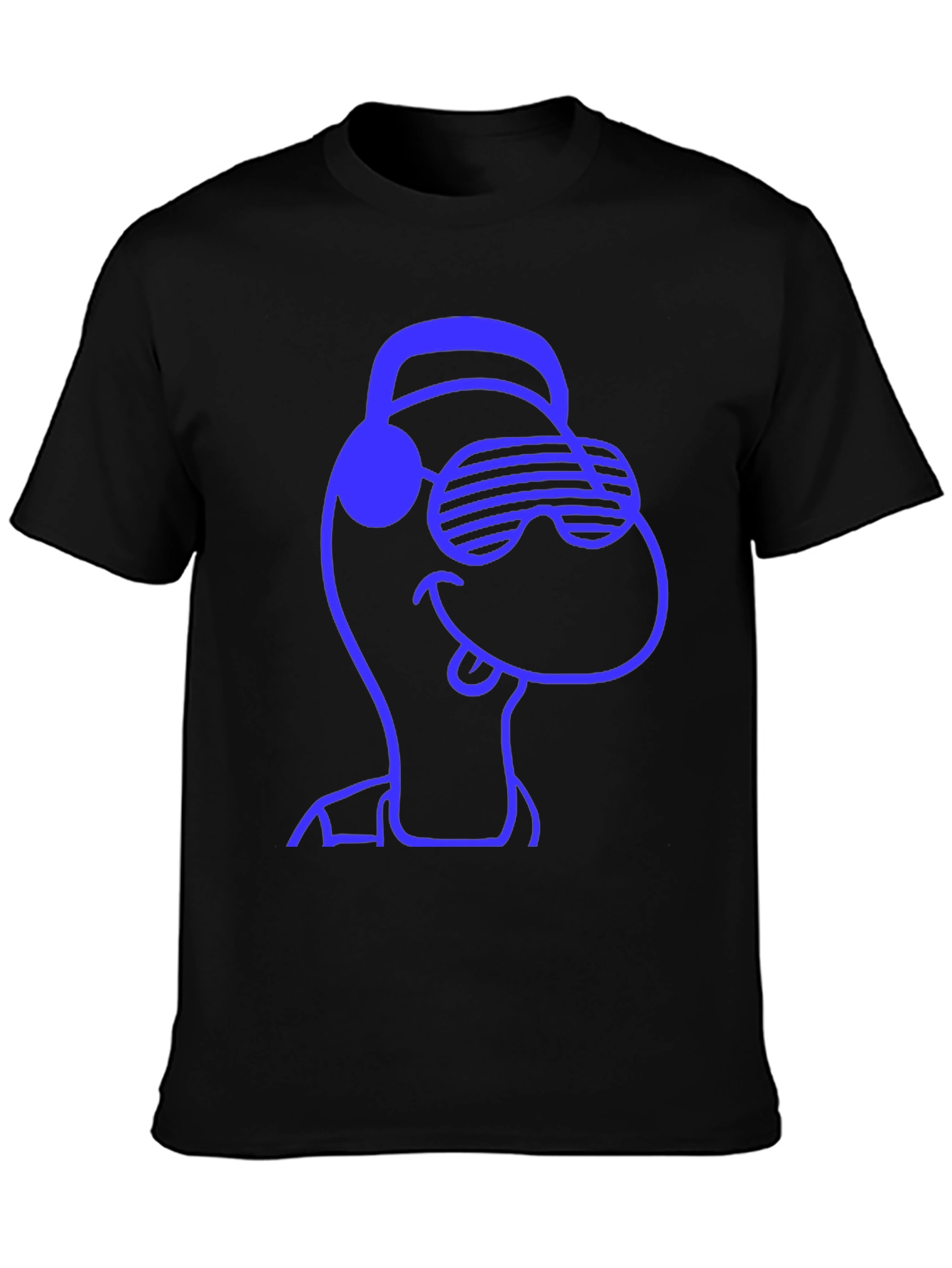 Cool Dino Graphic Tee - Black Cotton T-Shirt