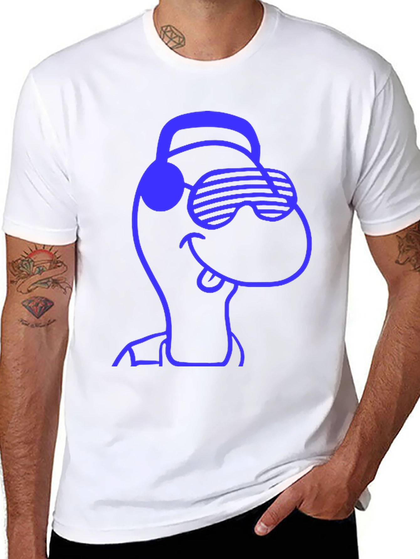 Cool Dino Graphic Tee - Black Cotton T-Shirt