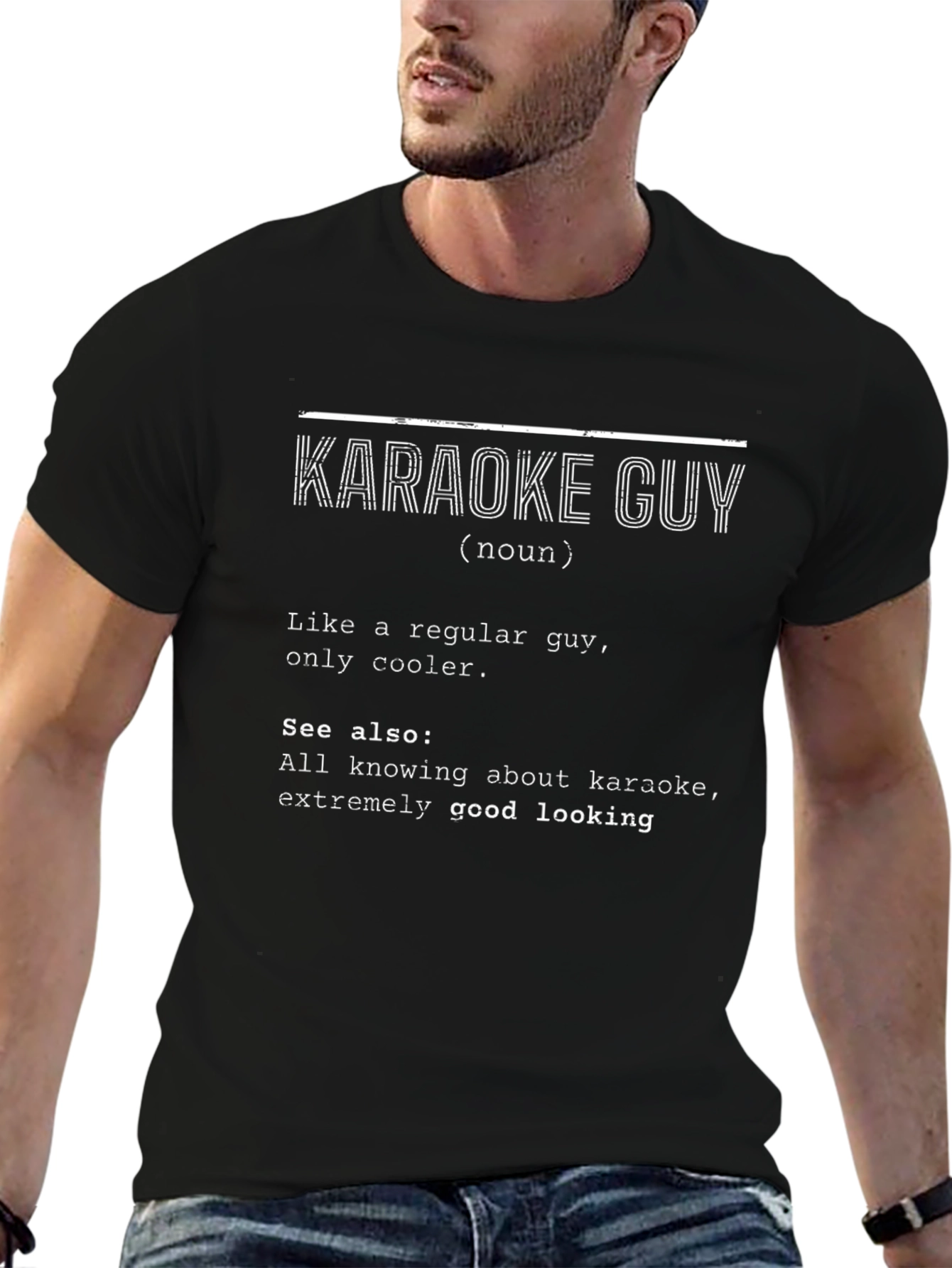 Karaoke Guy T-Shirt - Definition Style Tee