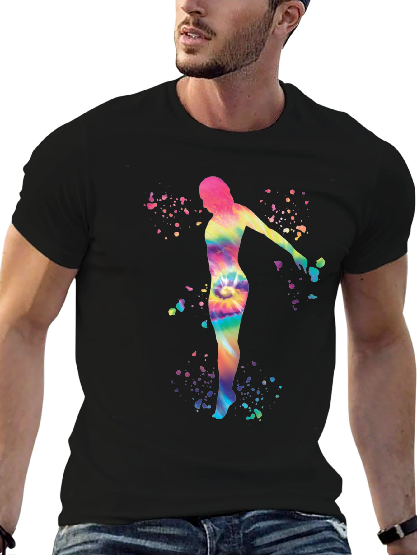 Tie Dye Woman Graphic Tee