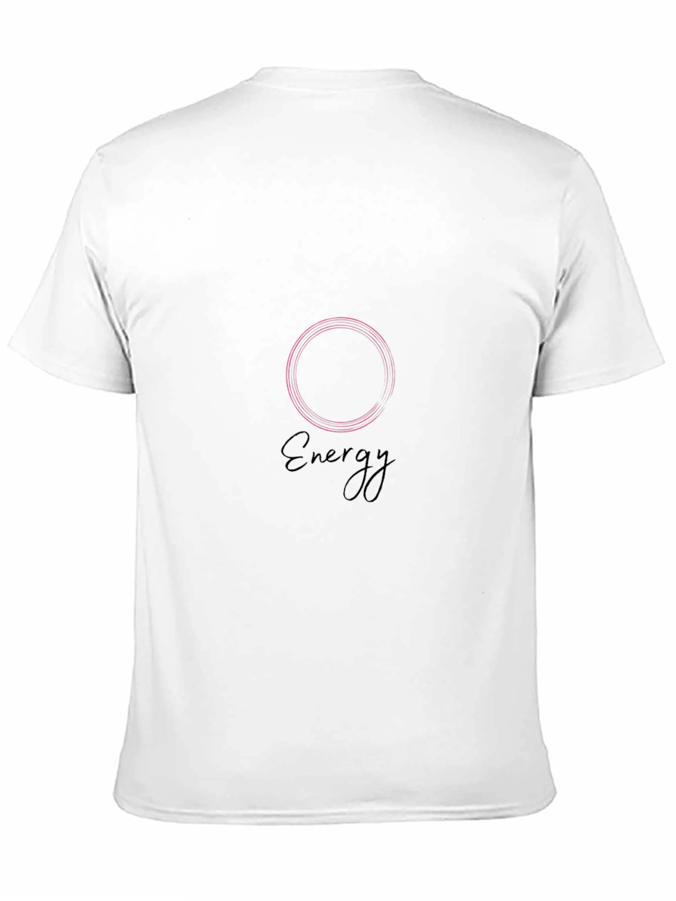 Energy Graphic Print Black T-Shirt