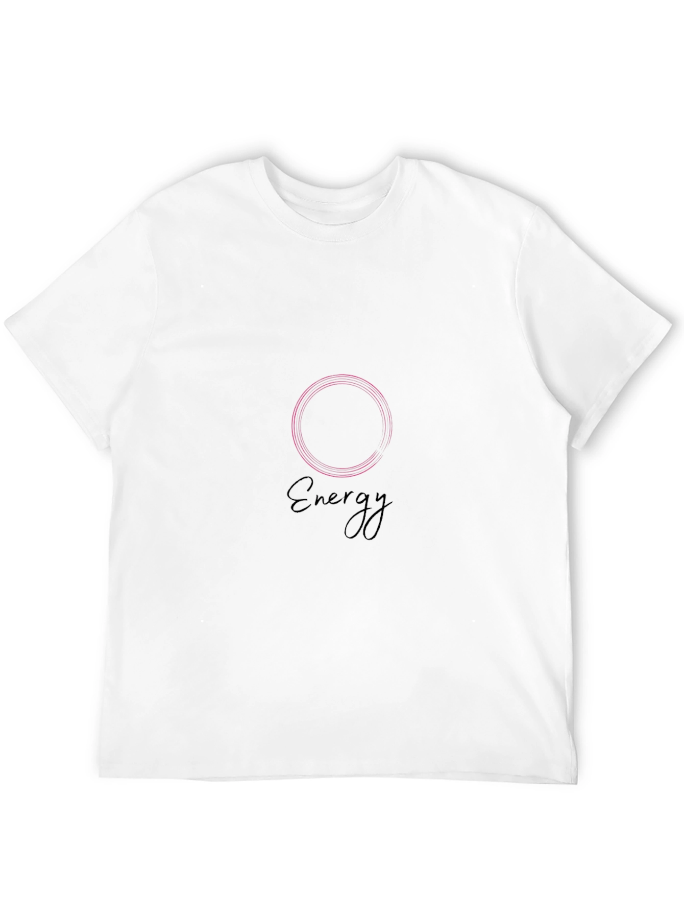 Energy Graphic Print Black T-Shirt