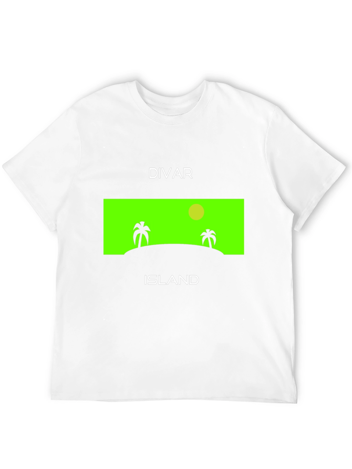 Divar Island Graphic T-Shirt - Tropical Vacation Tee