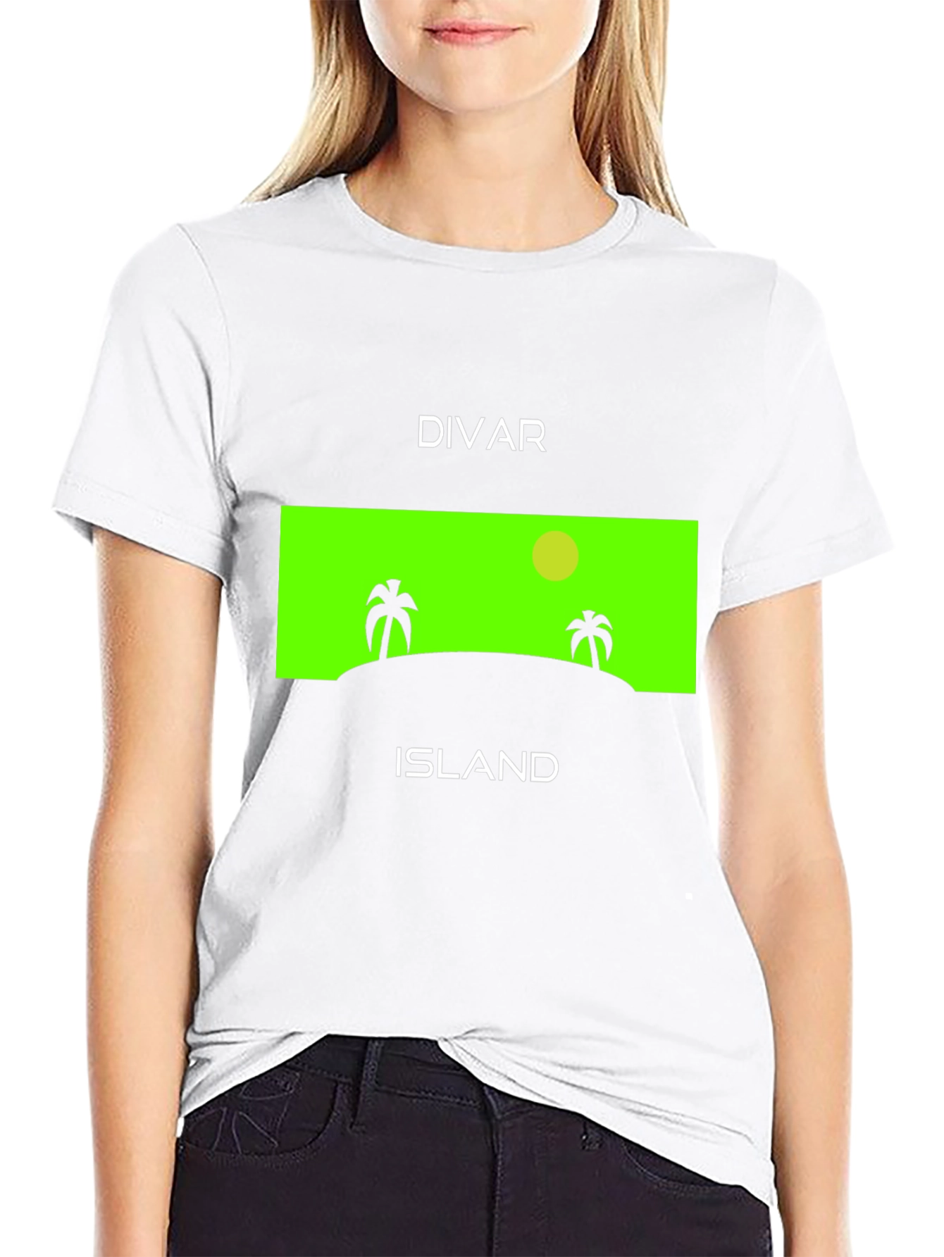 Divar Island Graphic T-Shirt - Tropical Vacation Tee