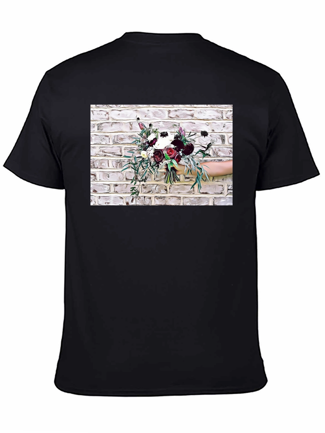 Floral Bouquet Graphic Tee - Stylish & Unique