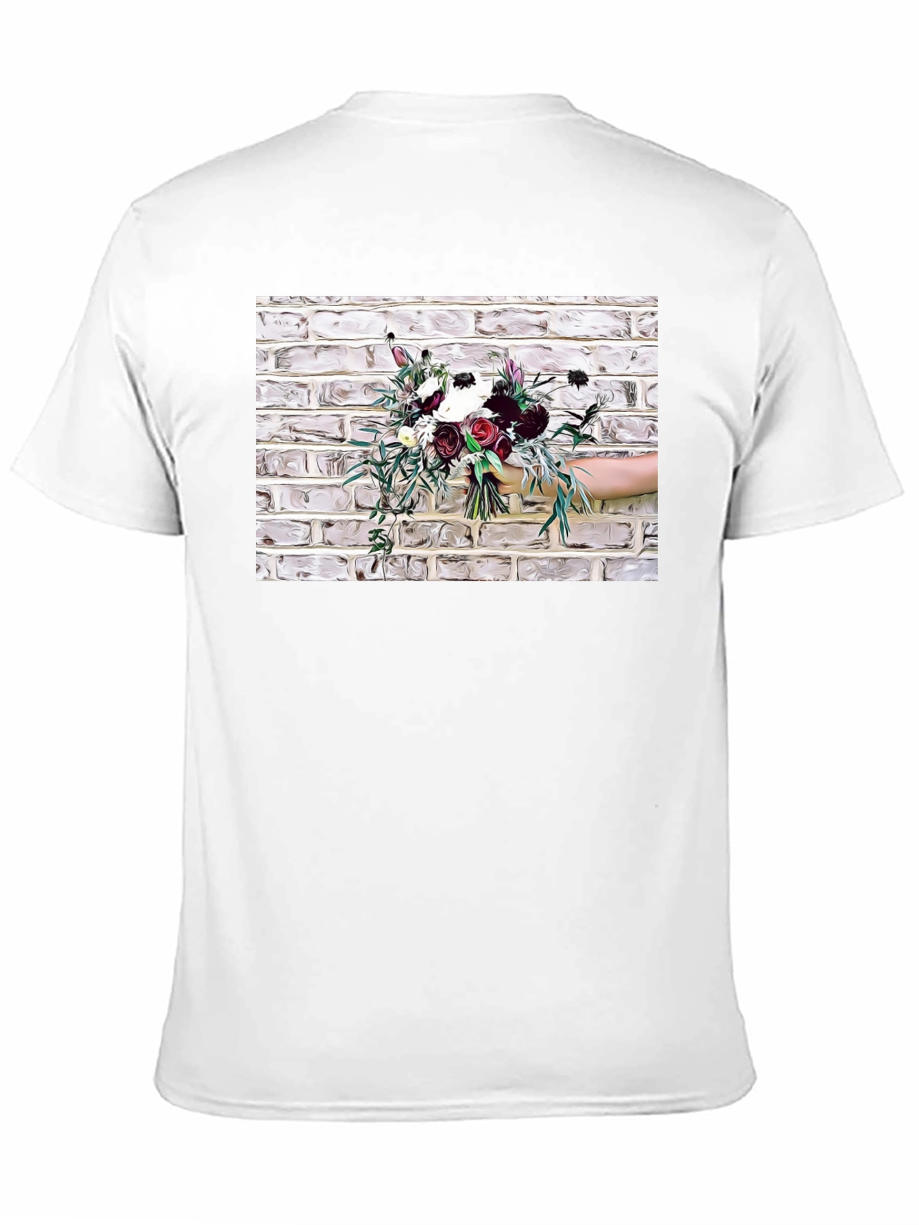 Floral Bouquet Graphic Tee - Stylish & Unique