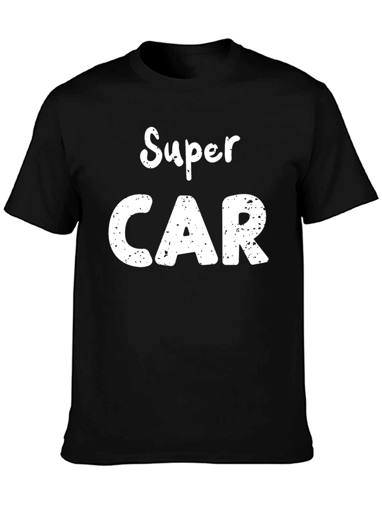 Super Car Graphic T-Shirt - Black