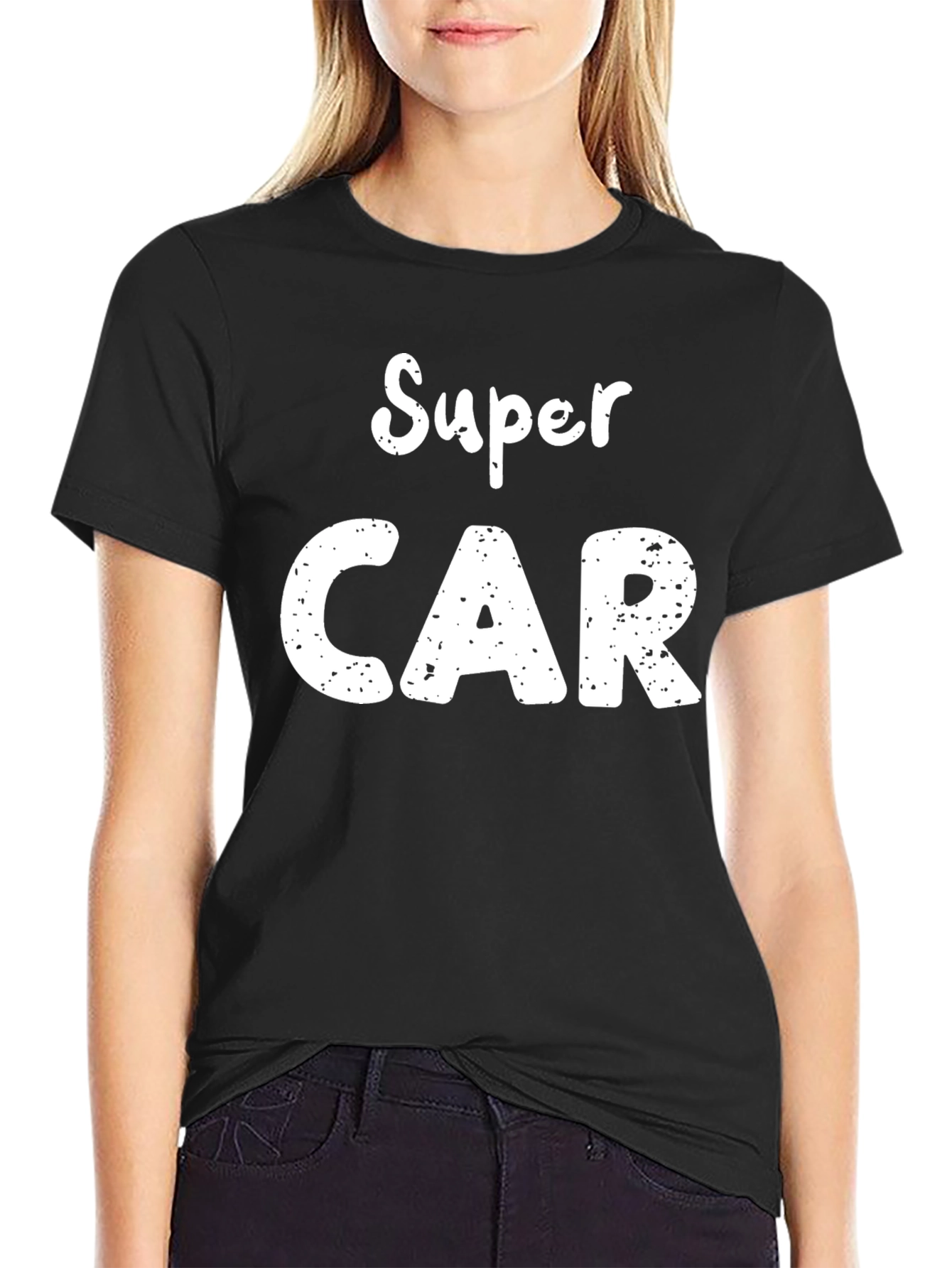 Super Car Graphic T-Shirt - Black