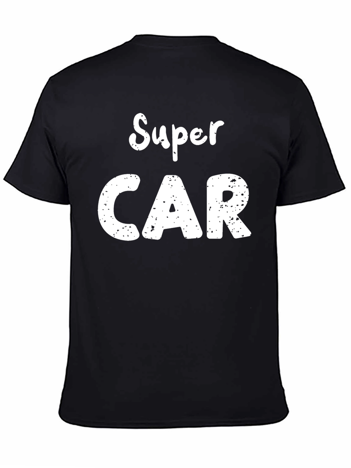 Super Car Graphic T-Shirt - Black