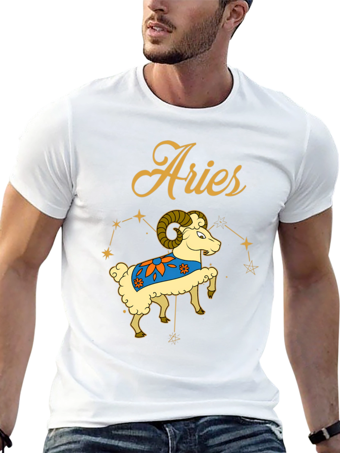 Aries Zodiac Graphic T-Shirt