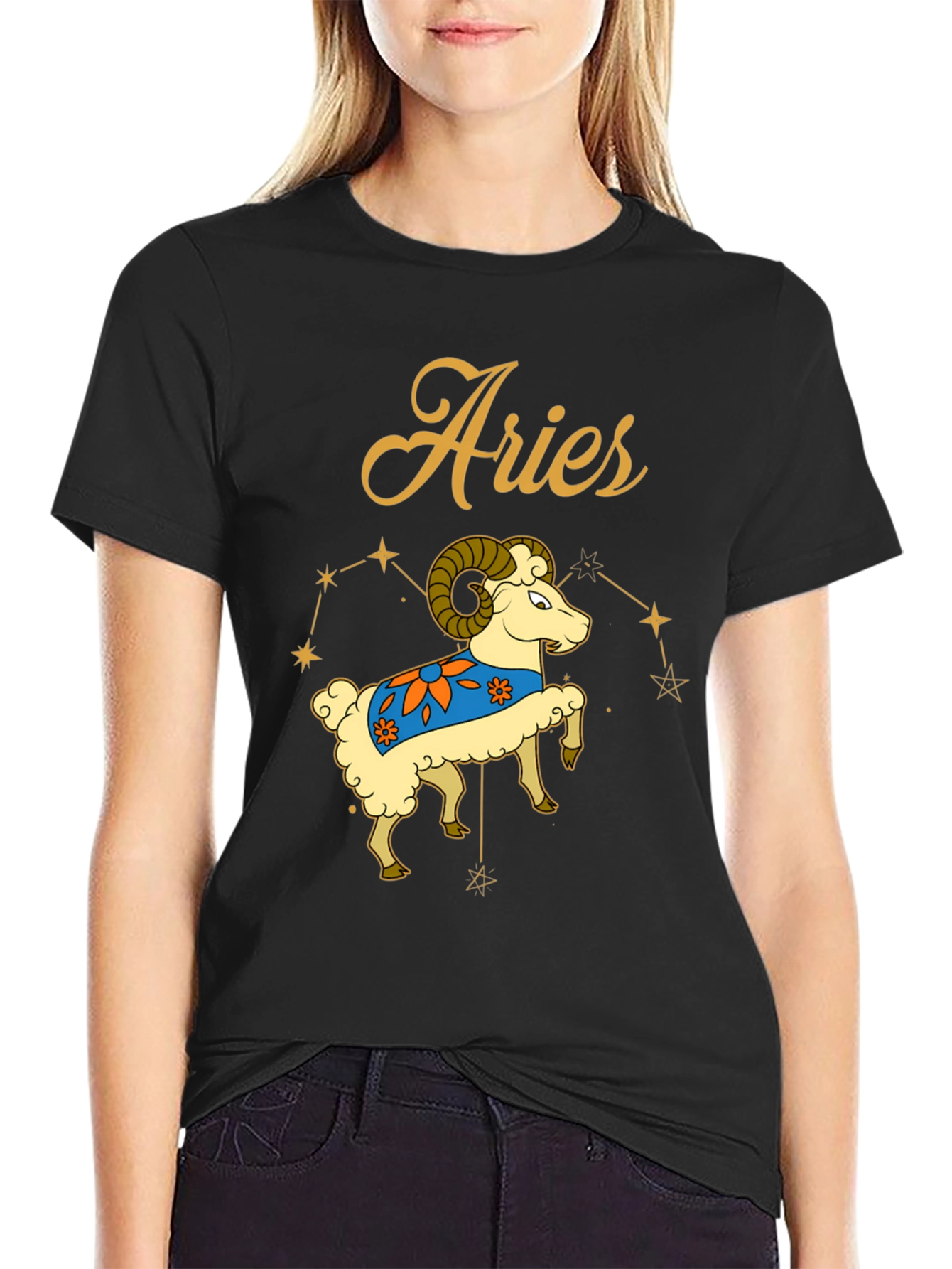 Aries Zodiac Graphic T-Shirt