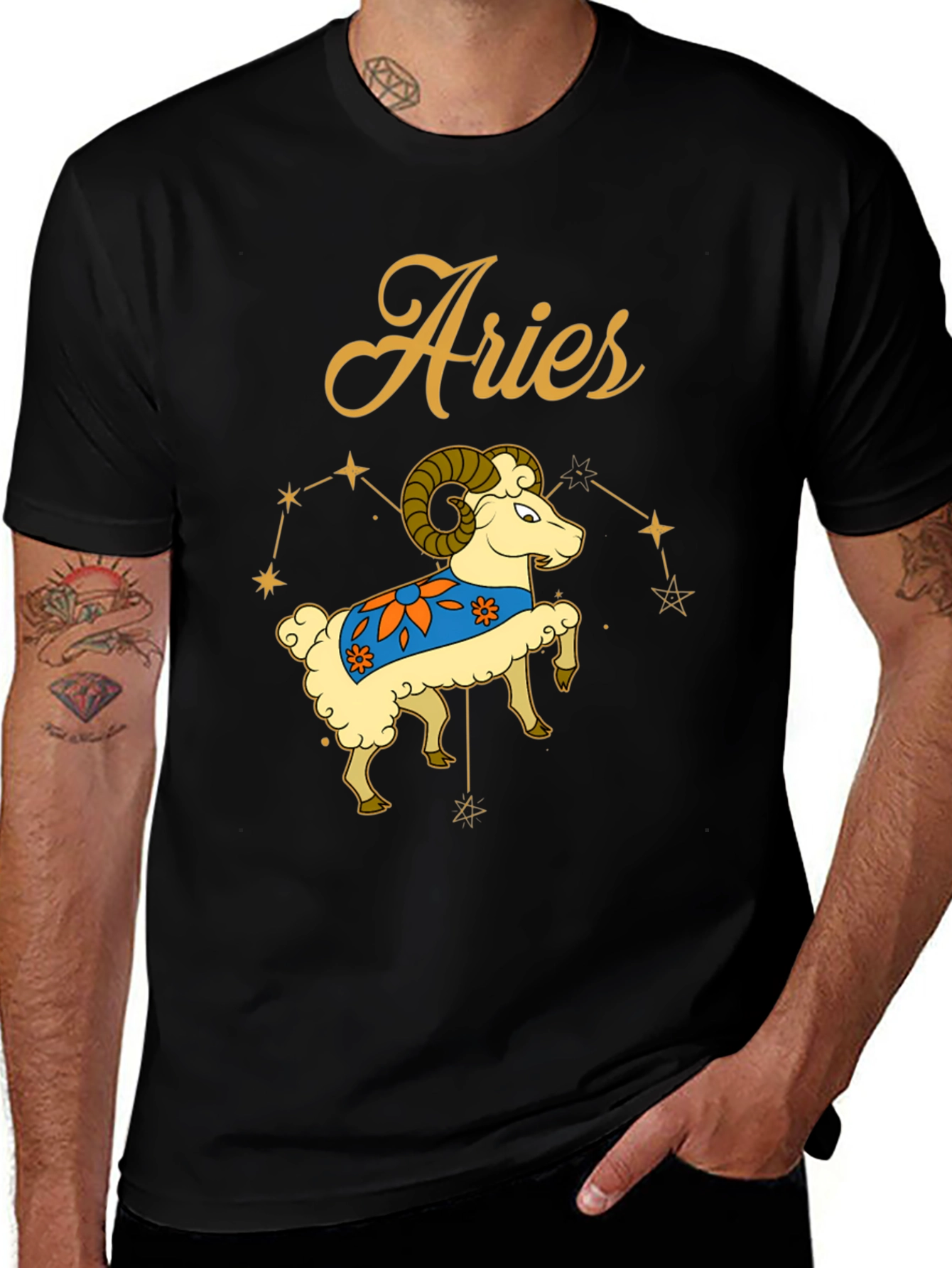 Aries Zodiac Graphic T-Shirt