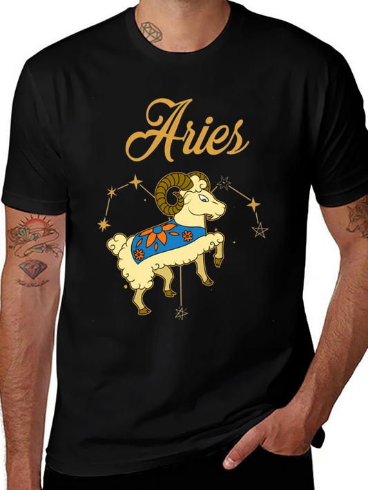 Aries Zodiac Graphic T-Shirt