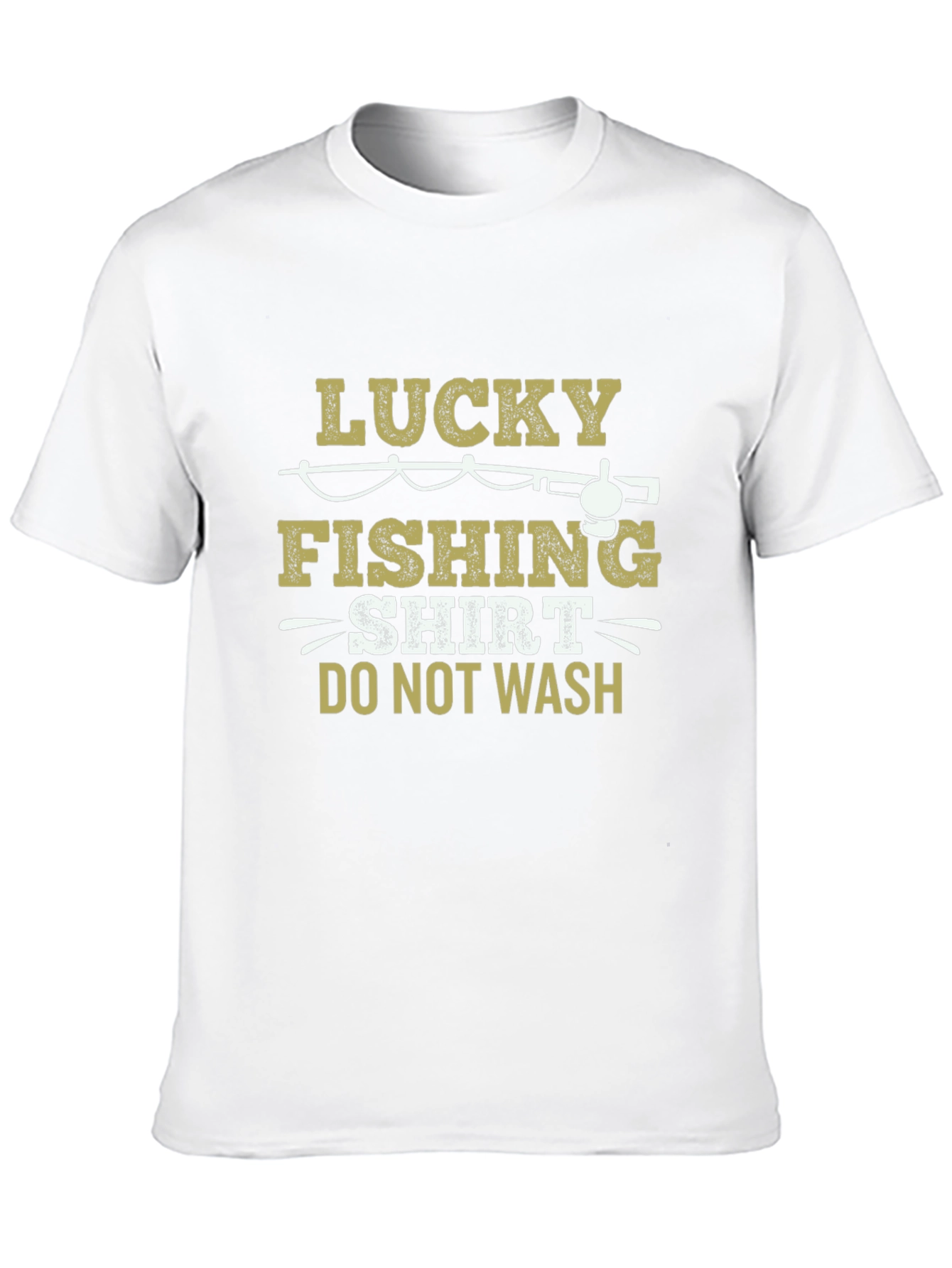 Lucky Fishing Shirt - Mens Black Tee