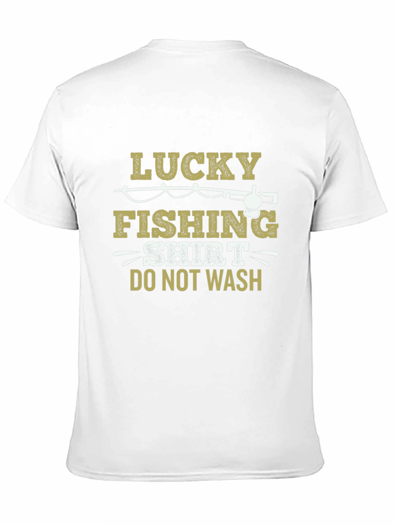 Lucky Fishing Shirt - Mens Black Tee