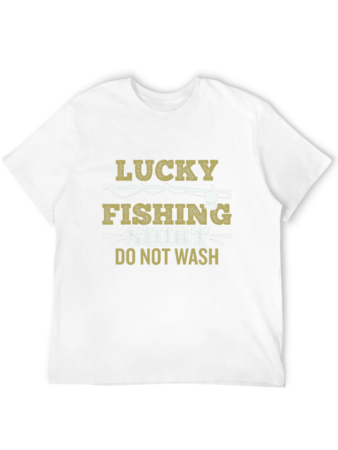 Lucky Fishing Shirt - Mens Black Tee