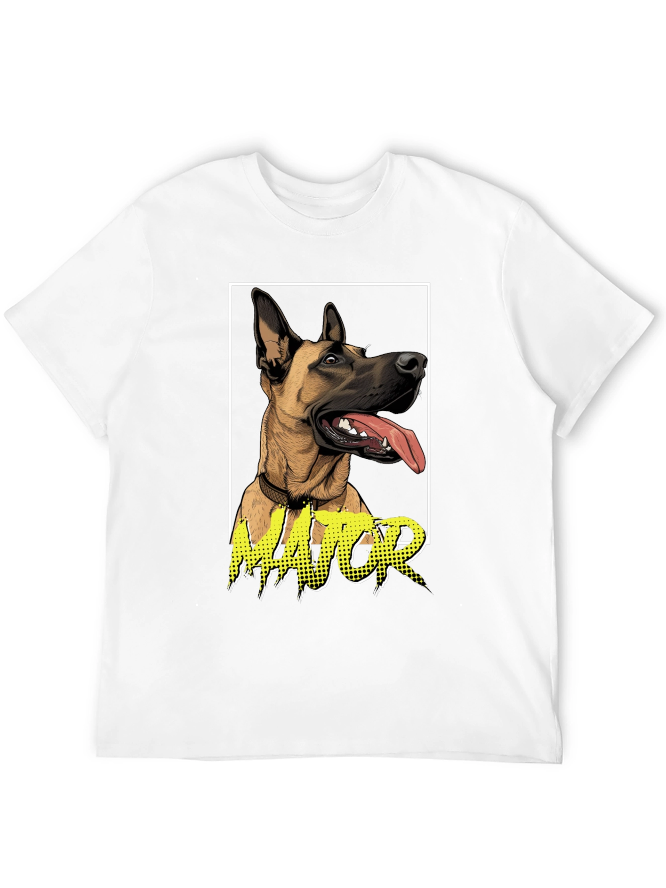 Dog Lovers Major Graphic Tee - Black