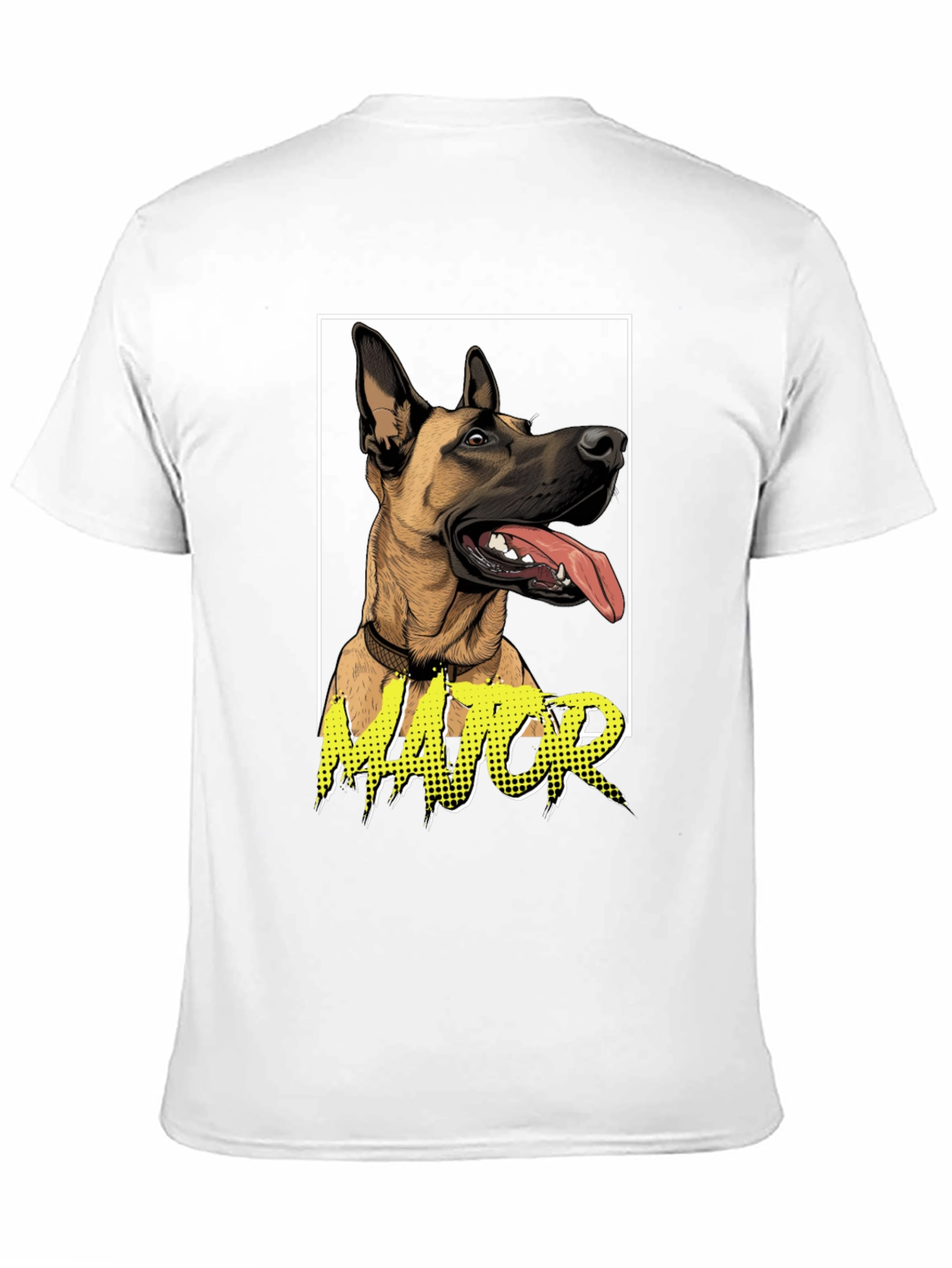 Dog Lovers Major Graphic Tee - Black