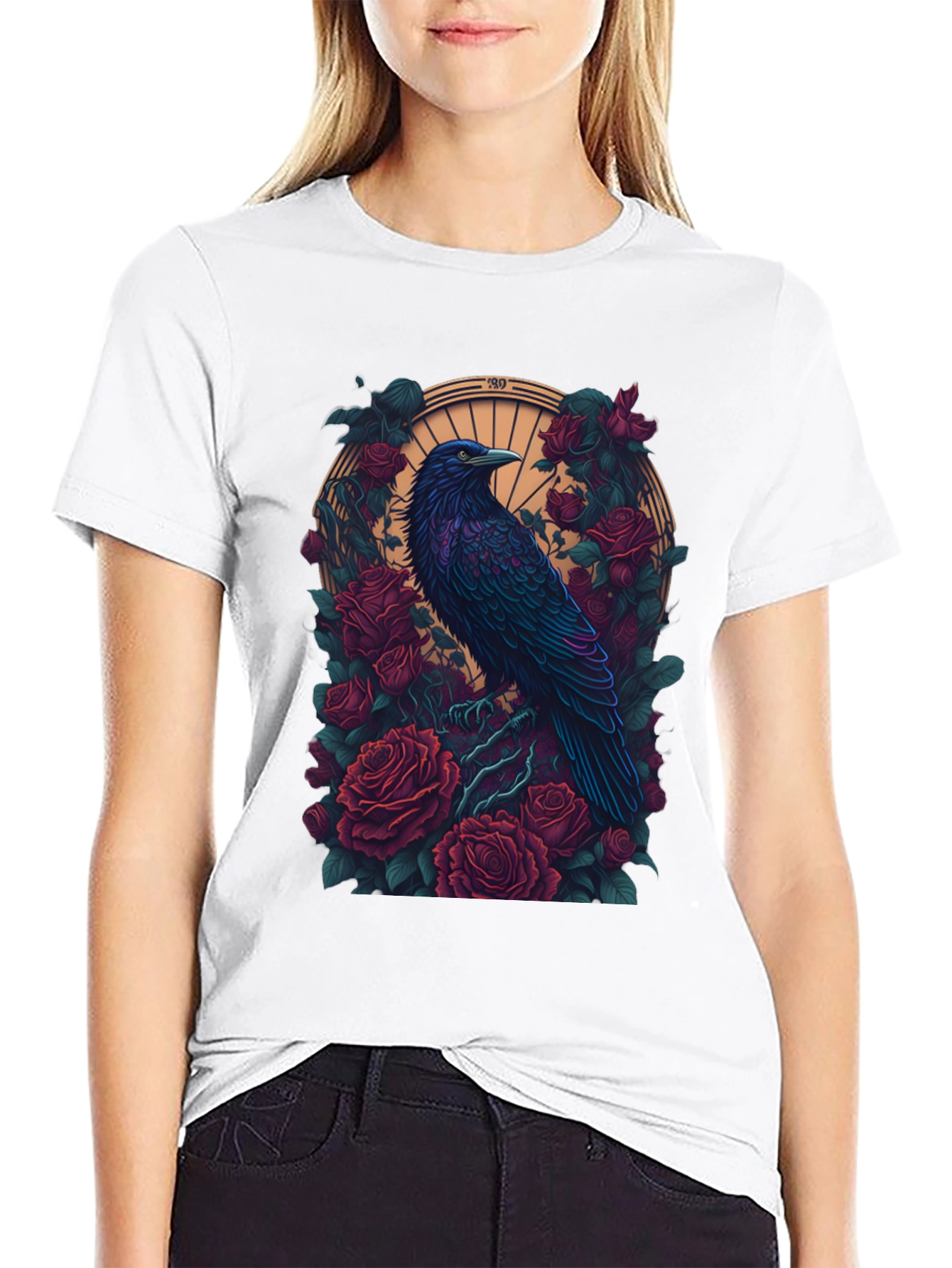Raven & Roses Graphic T-Shirt
