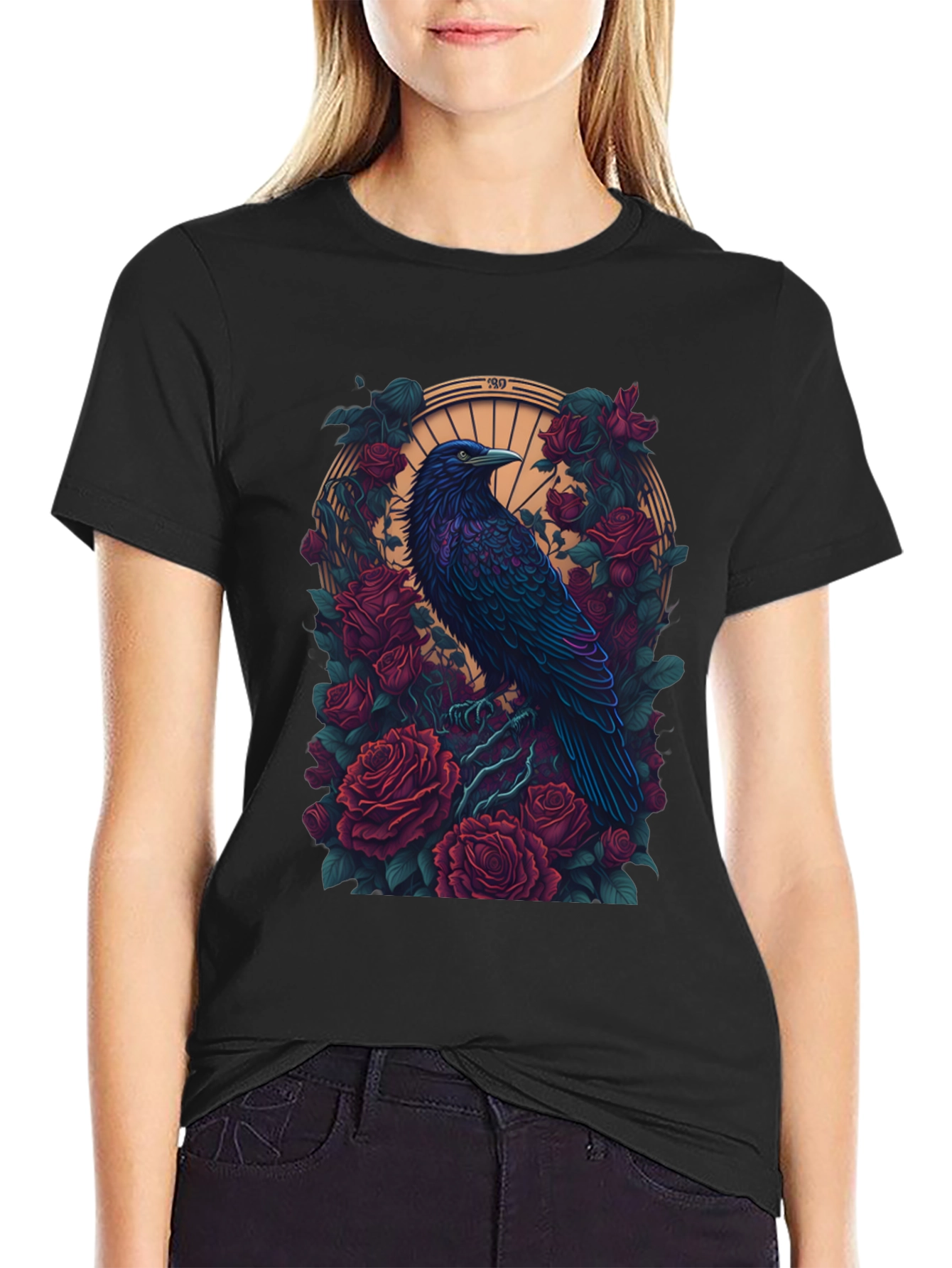 Raven & Roses Graphic T-Shirt