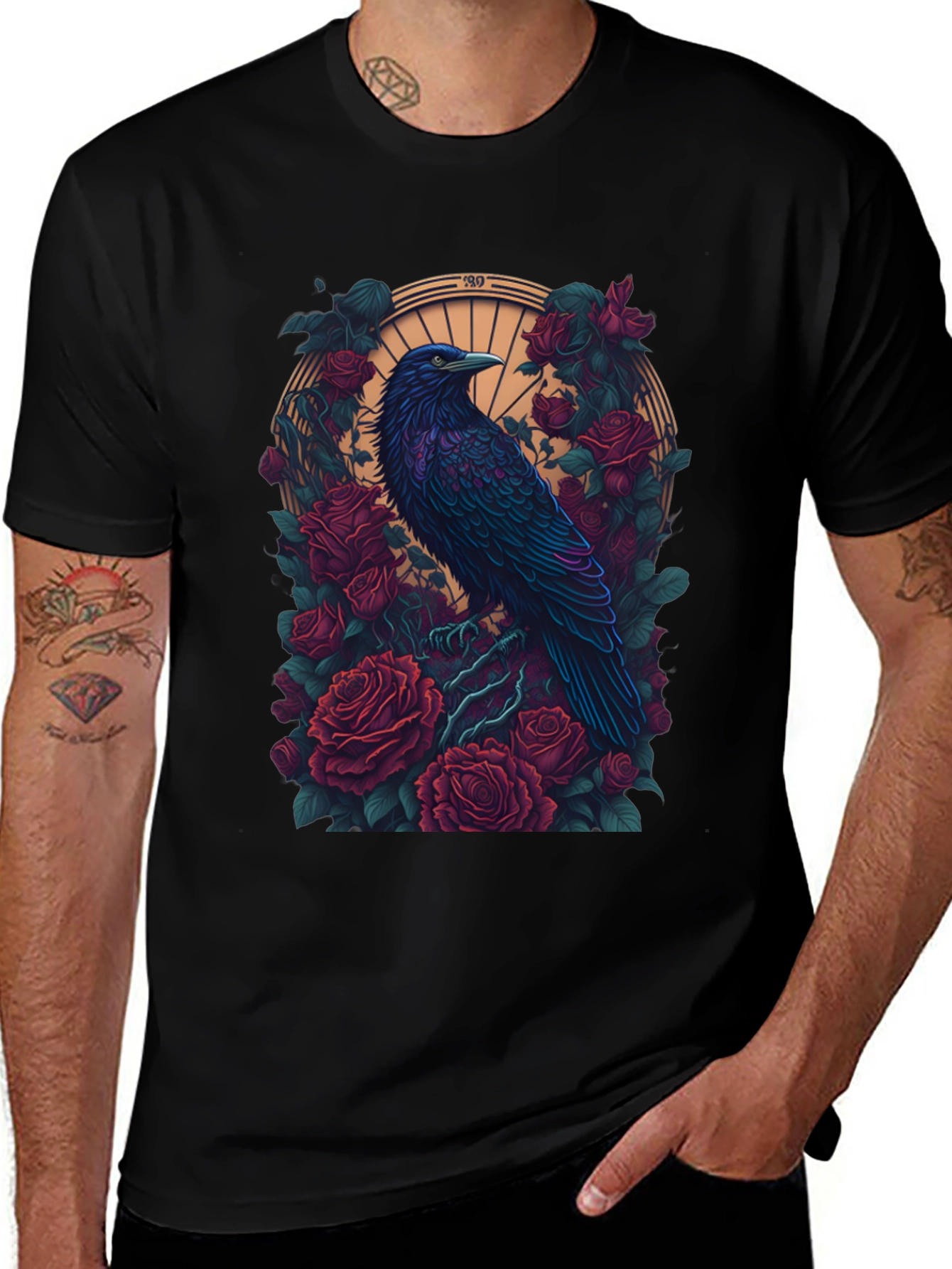Raven & Roses Graphic T-Shirt