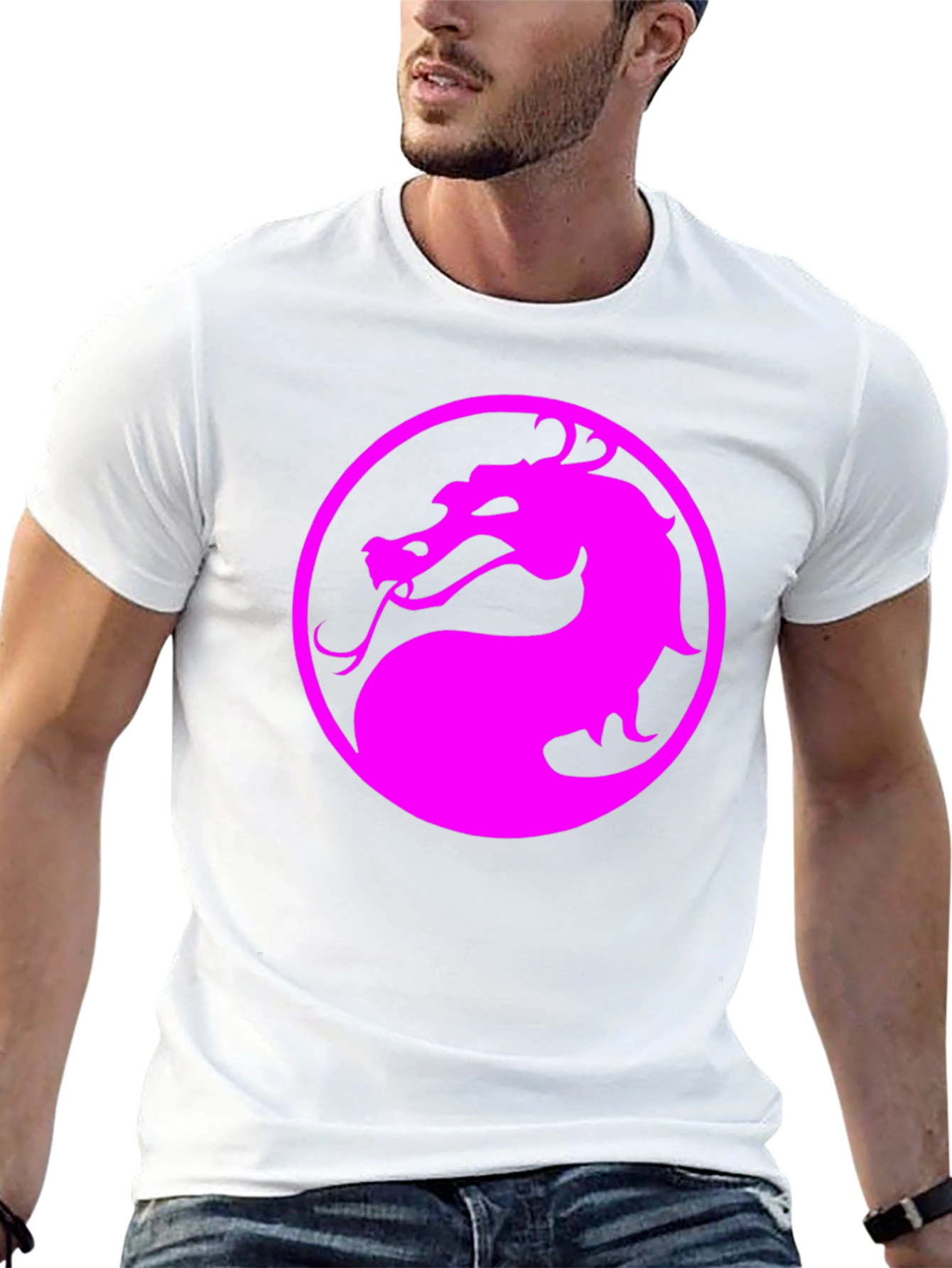 Mortal Kombat Dragon Logo Black T-Shirt
