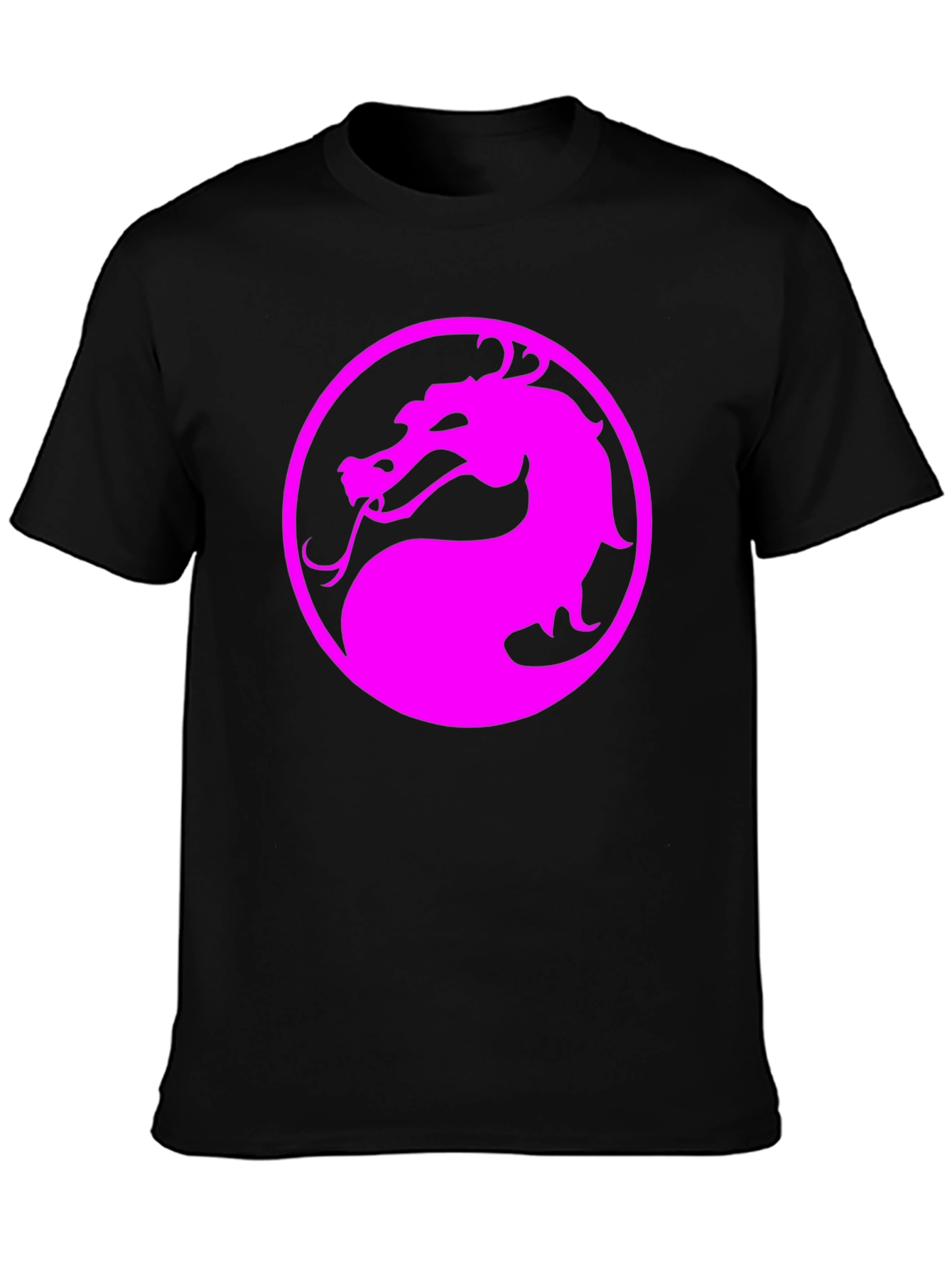 Mortal Kombat Dragon Logo Black T-Shirt