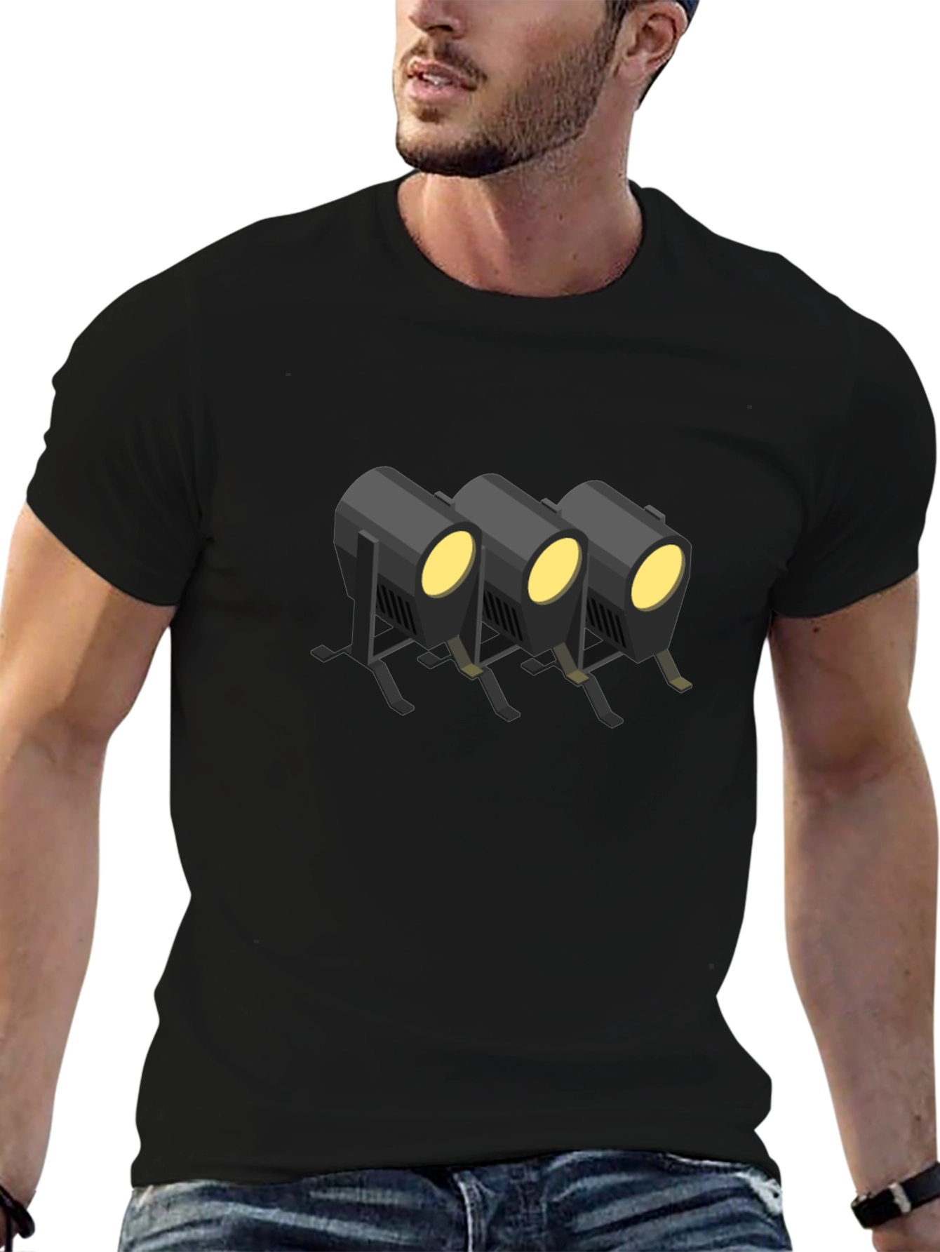 Spotlight Graphic Tee - Black